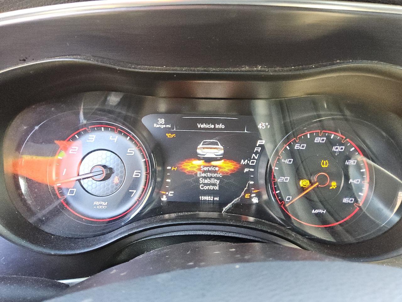 2017 Dodge Charger R/t Red vin: 2C3CDXCT1HH587711 Damage: Warning Light - ABS, On, Unacceptable