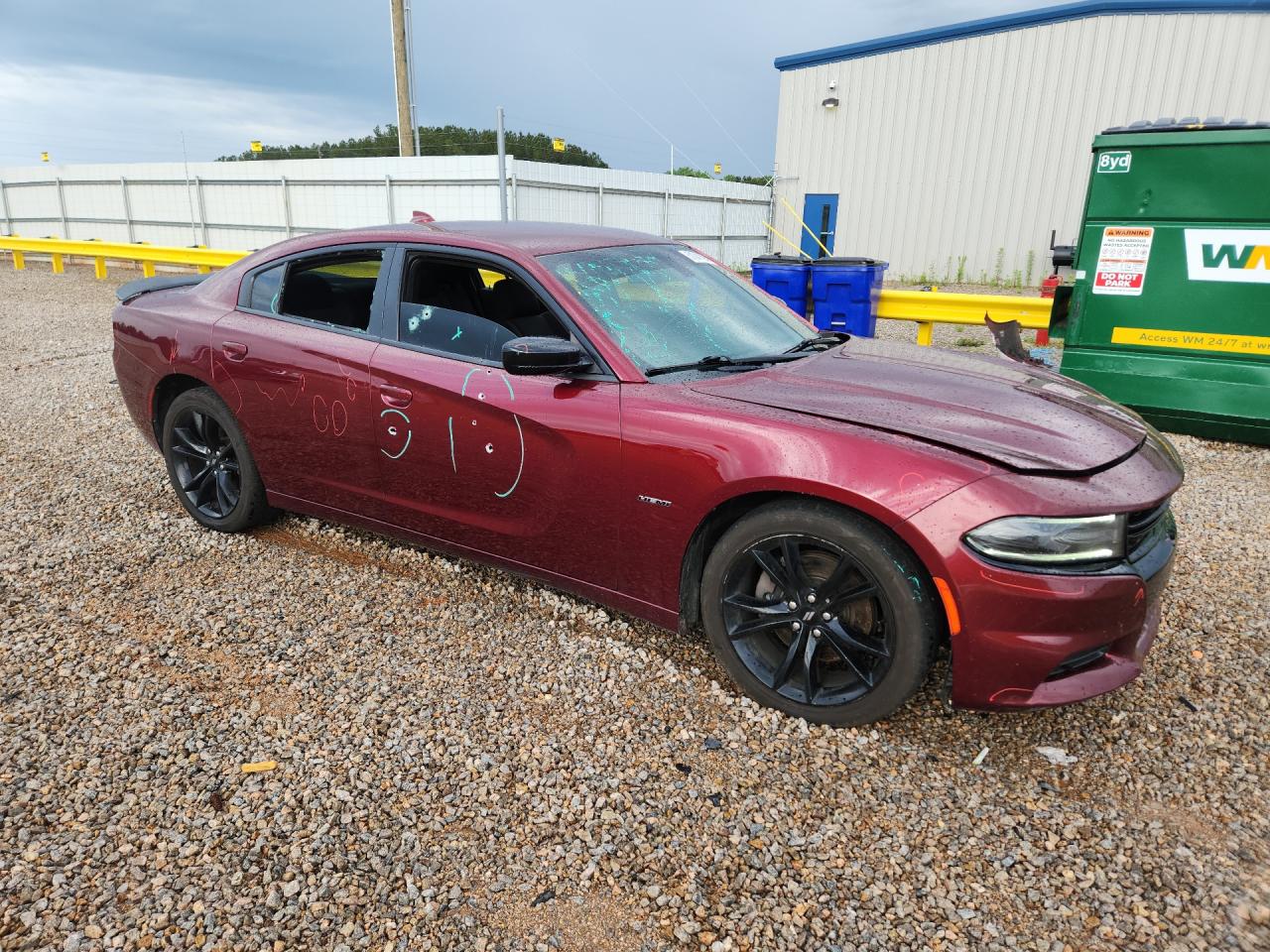 2017 Dodge Charger R Burgundy vin: 2C3CDXCT1HH587711