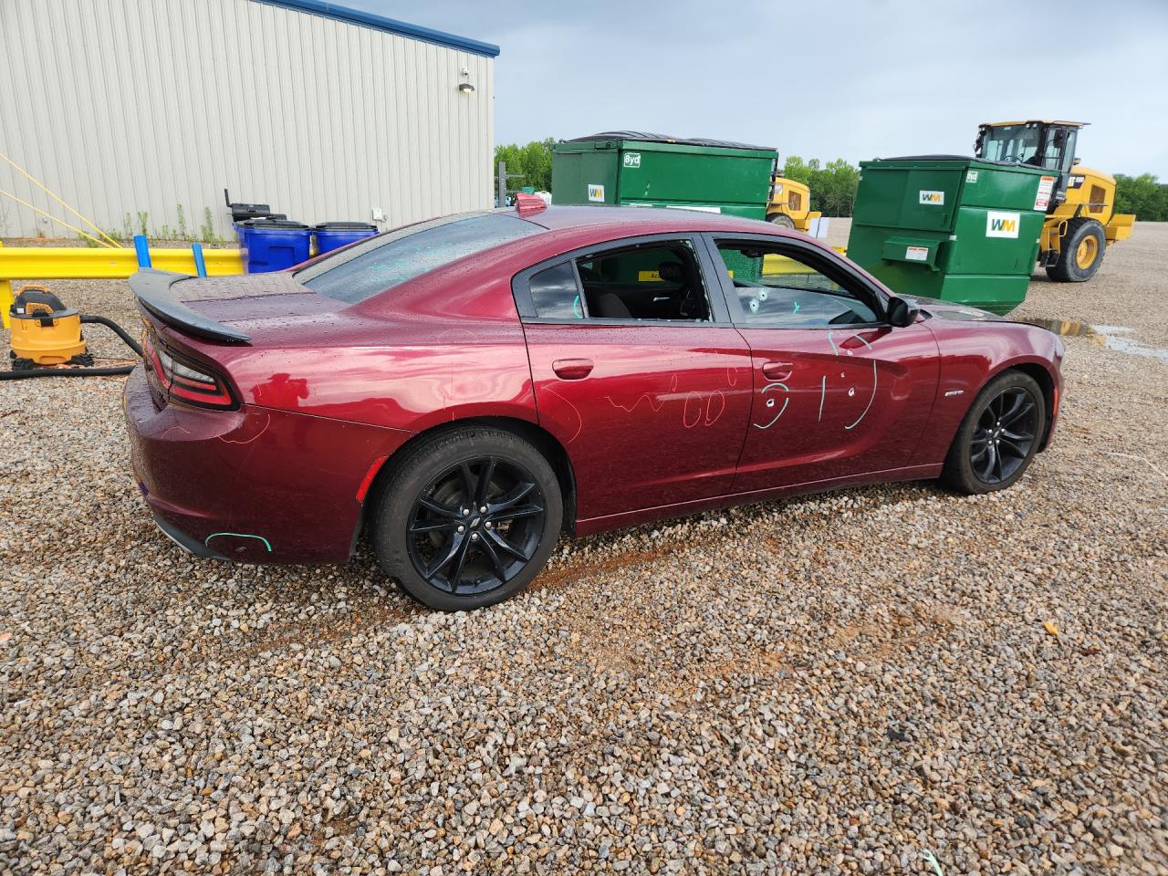 2017 Dodge Charger R Burgundy vin: 2C3CDXCT1HH587711