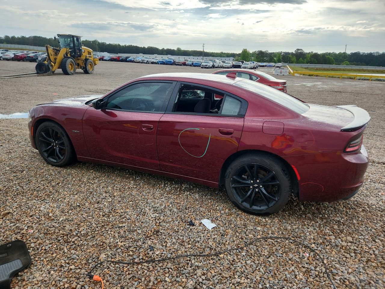 2017 Dodge Charger R Burgundy vin: 2C3CDXCT1HH587711
