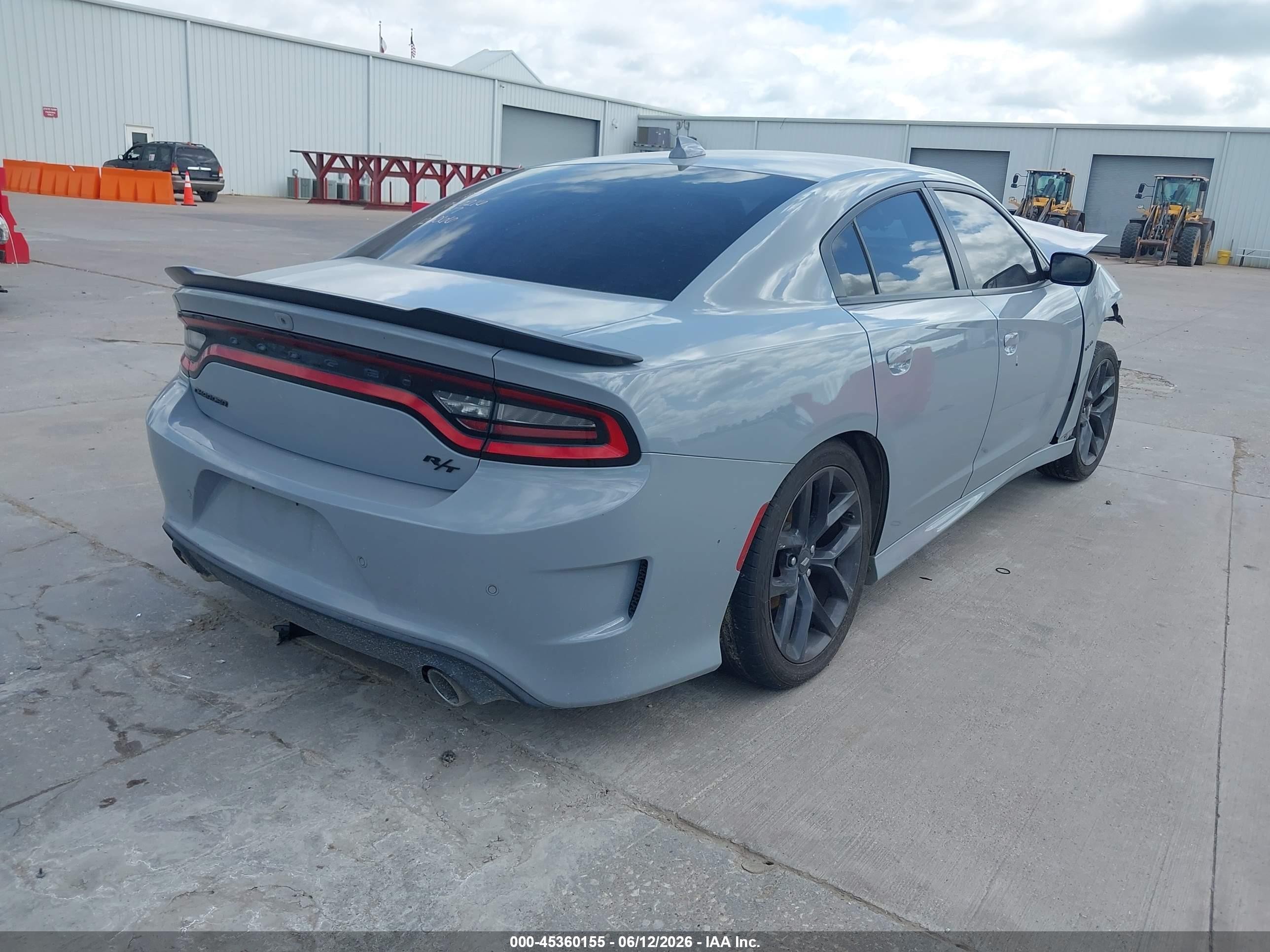 2022 Dodge Charger R/t Gray vin: 2C3CDXCT1NH126066