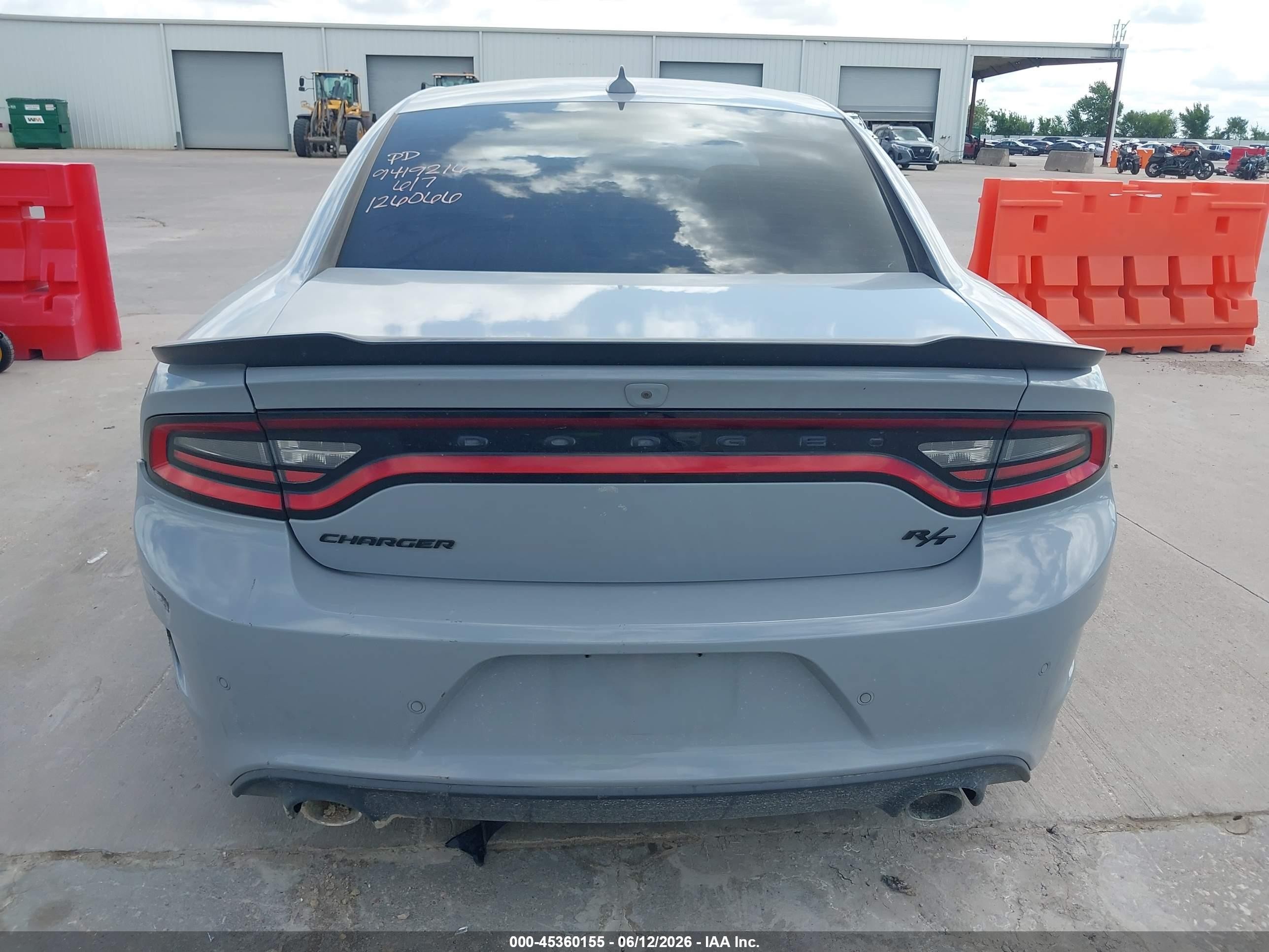 2022 Dodge Charger R/t Gray vin: 2C3CDXCT1NH126066