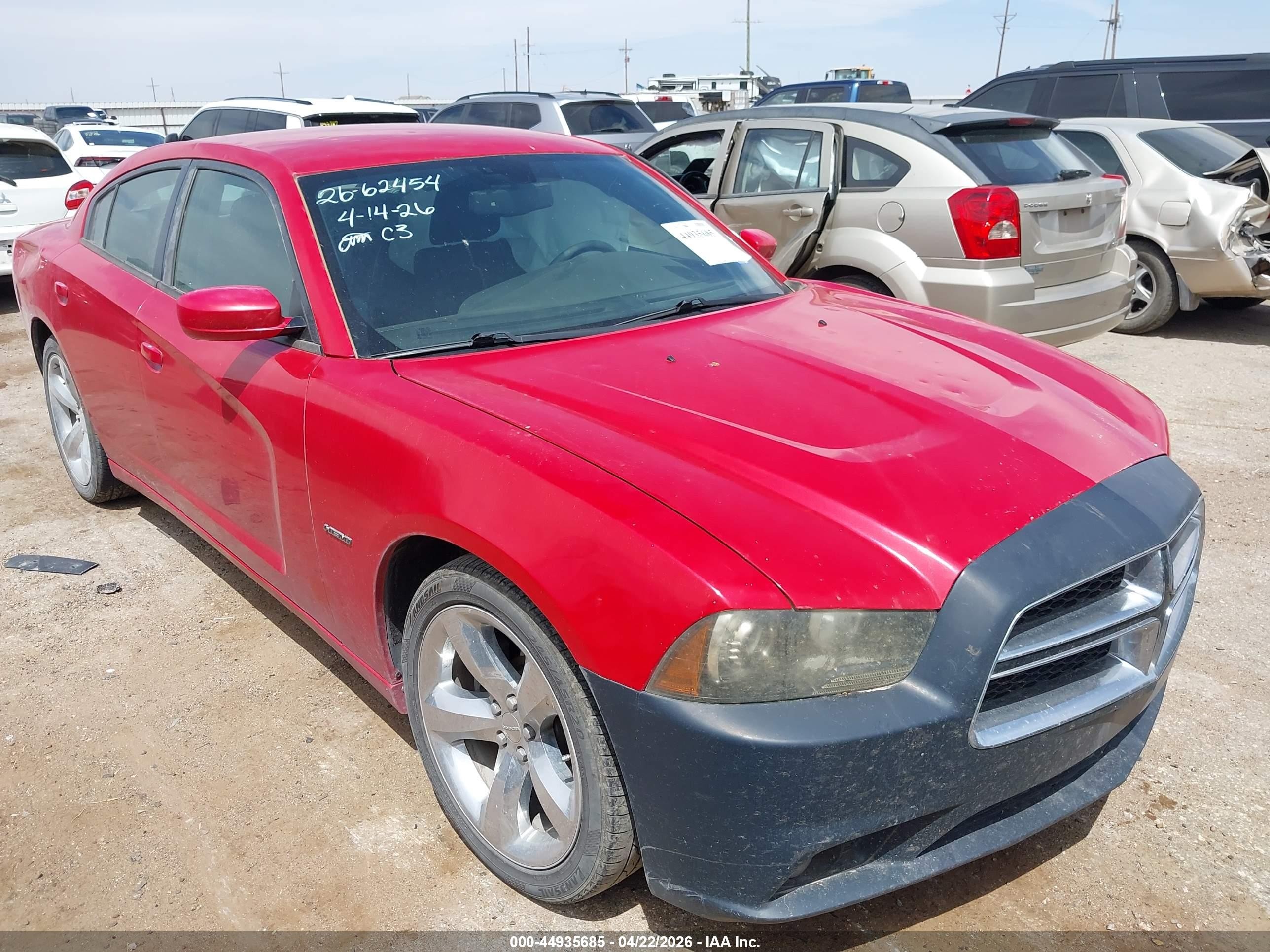2012 Dodge Charger R/t Red vin: 2C3CDXCT2CH194745
