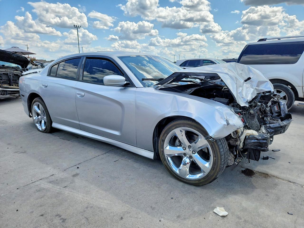 2012 Dodge Charger R Silver vin: 2C3CDXCT2CH197869