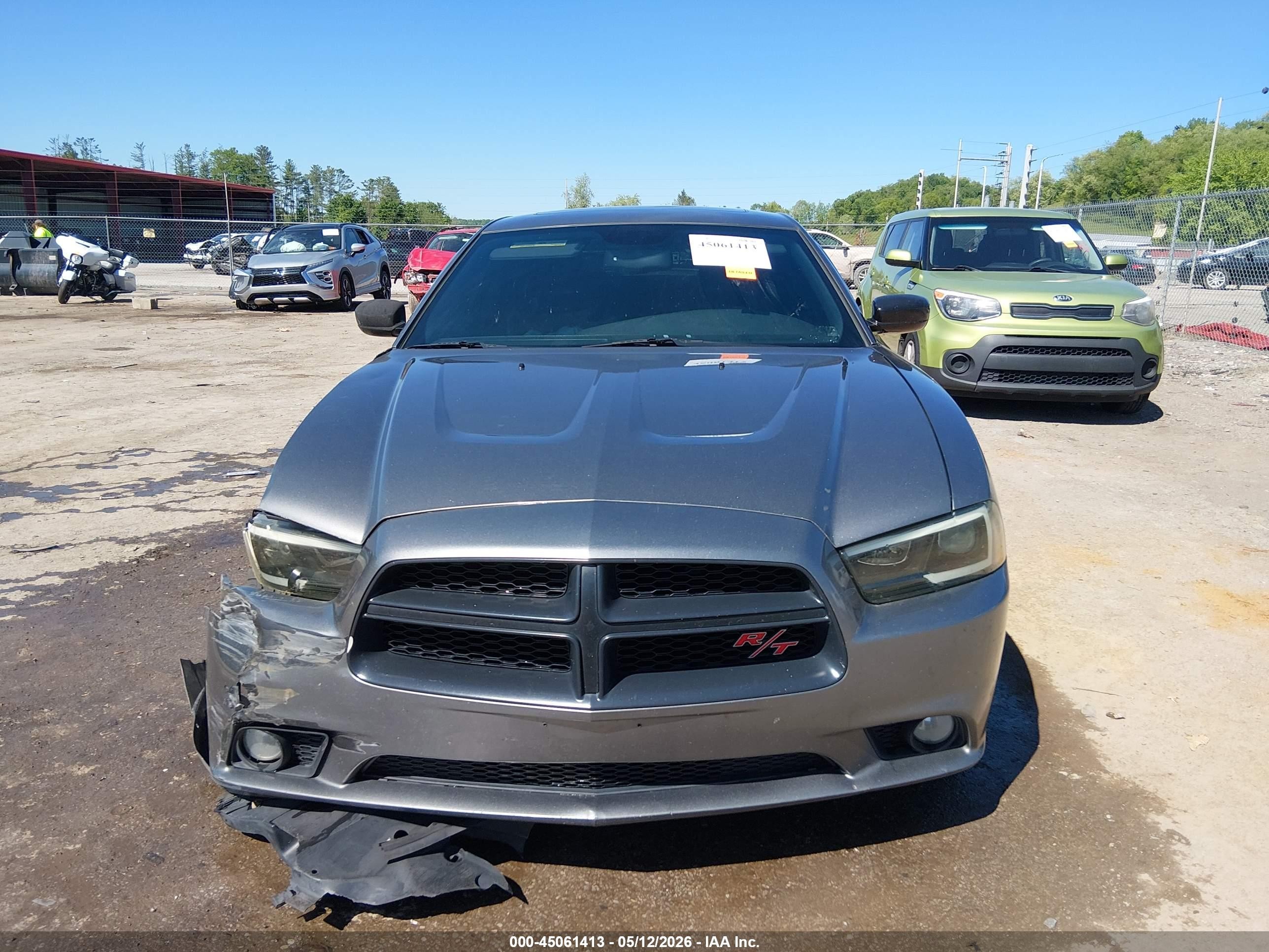 2012 Dodge Charger R/t Gray vin: 2C3CDXCT2CH248108
