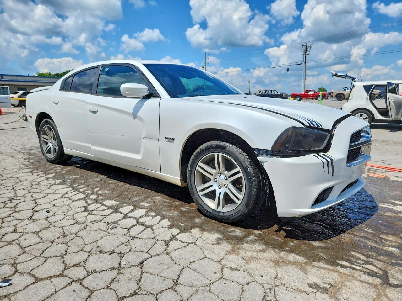 2013 Dodge Charger R/t White vin: 2C3CDXCT2DH549902