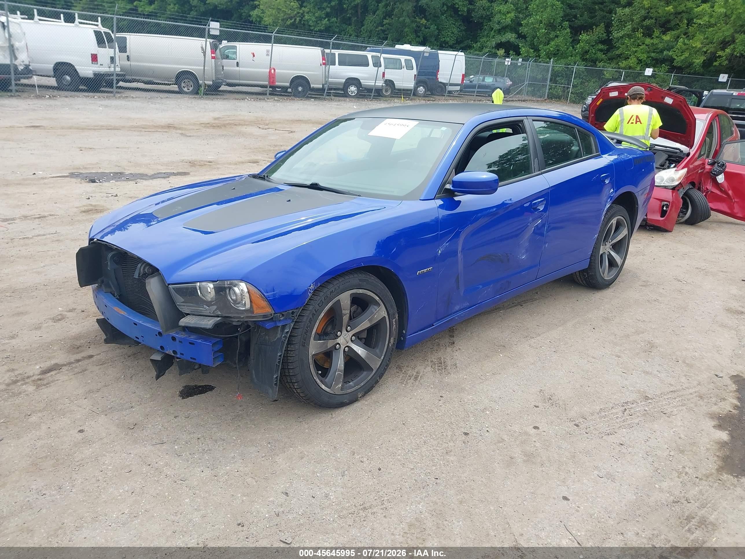 2013 Dodge Charger Road/track Blue vin: 2C3CDXCT2DH642502