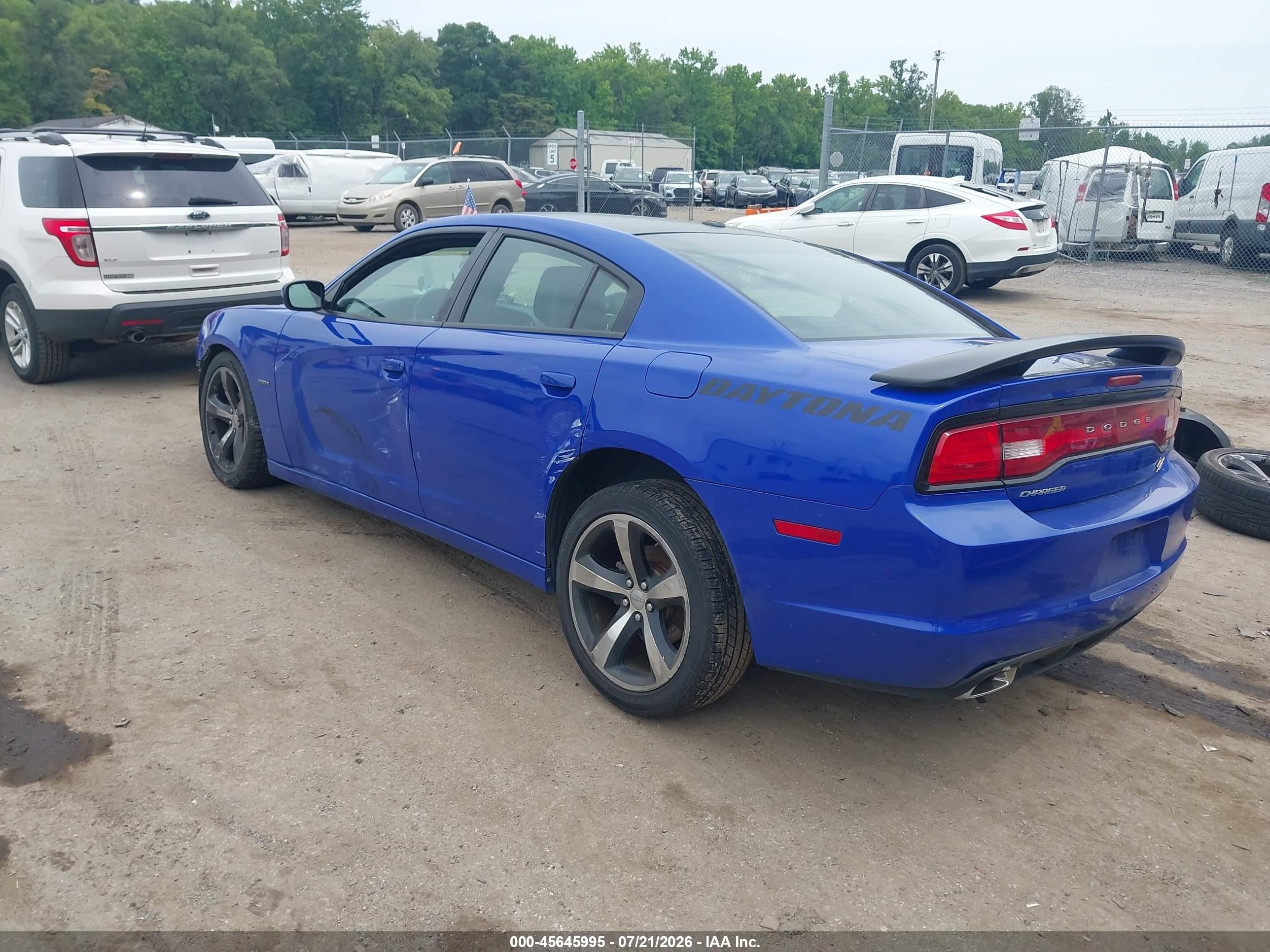 2013 Dodge Charger Road/track Blue vin: 2C3CDXCT2DH642502