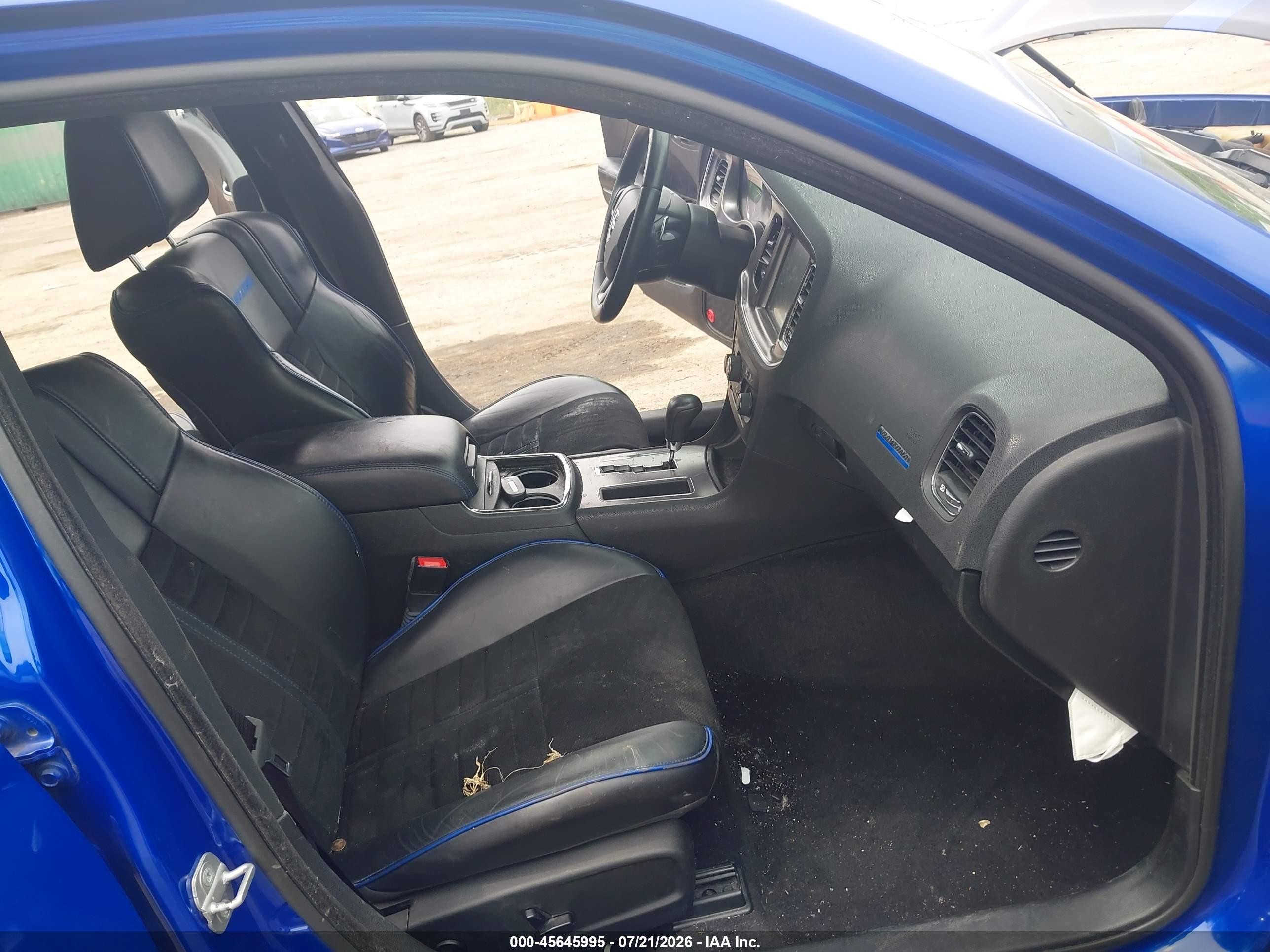 2013 Dodge Charger Road/track Blue vin: 2C3CDXCT2DH642502