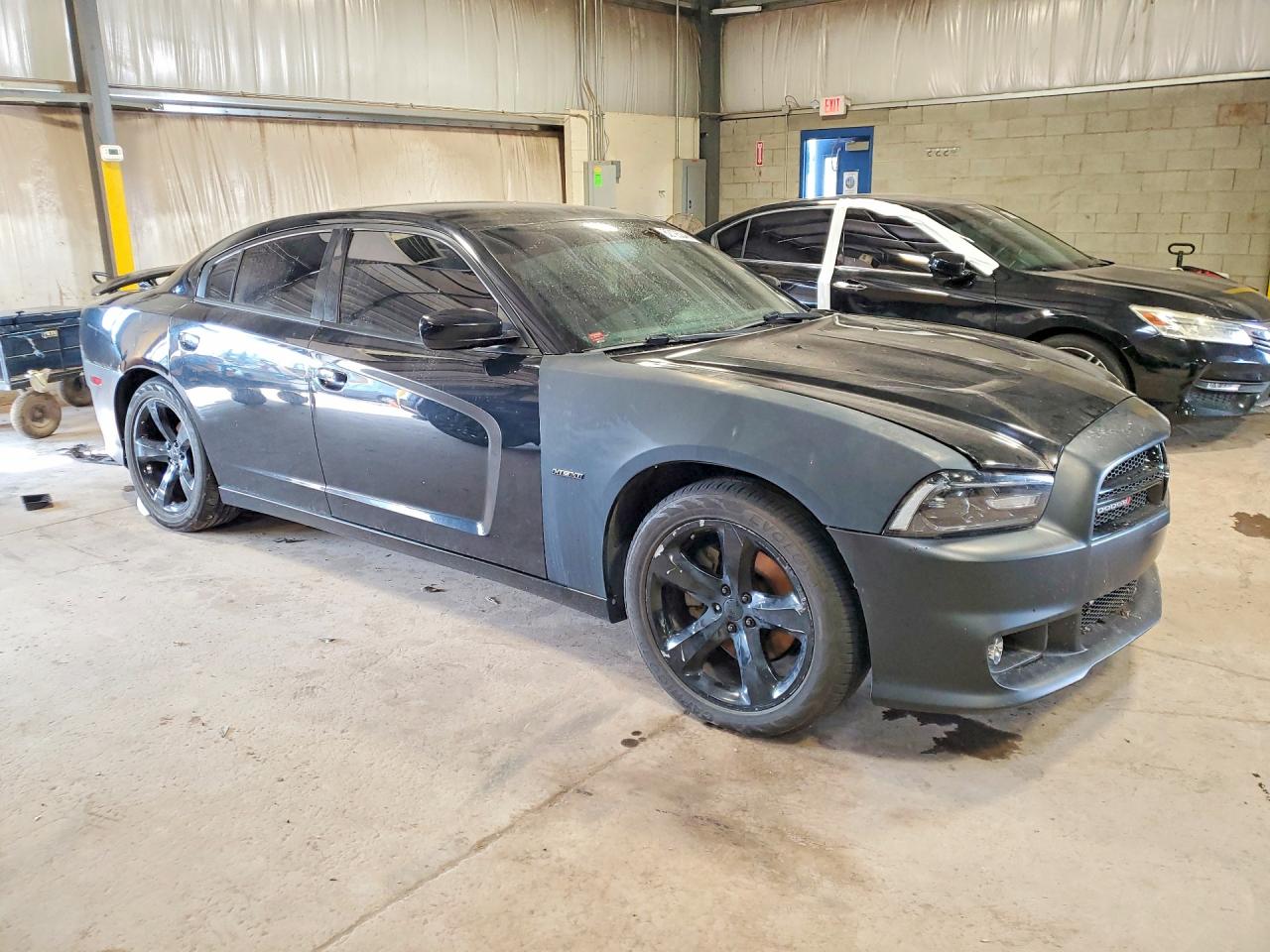 2013 Dodge Charger R/t Black vin: 2C3CDXCT2DH696060