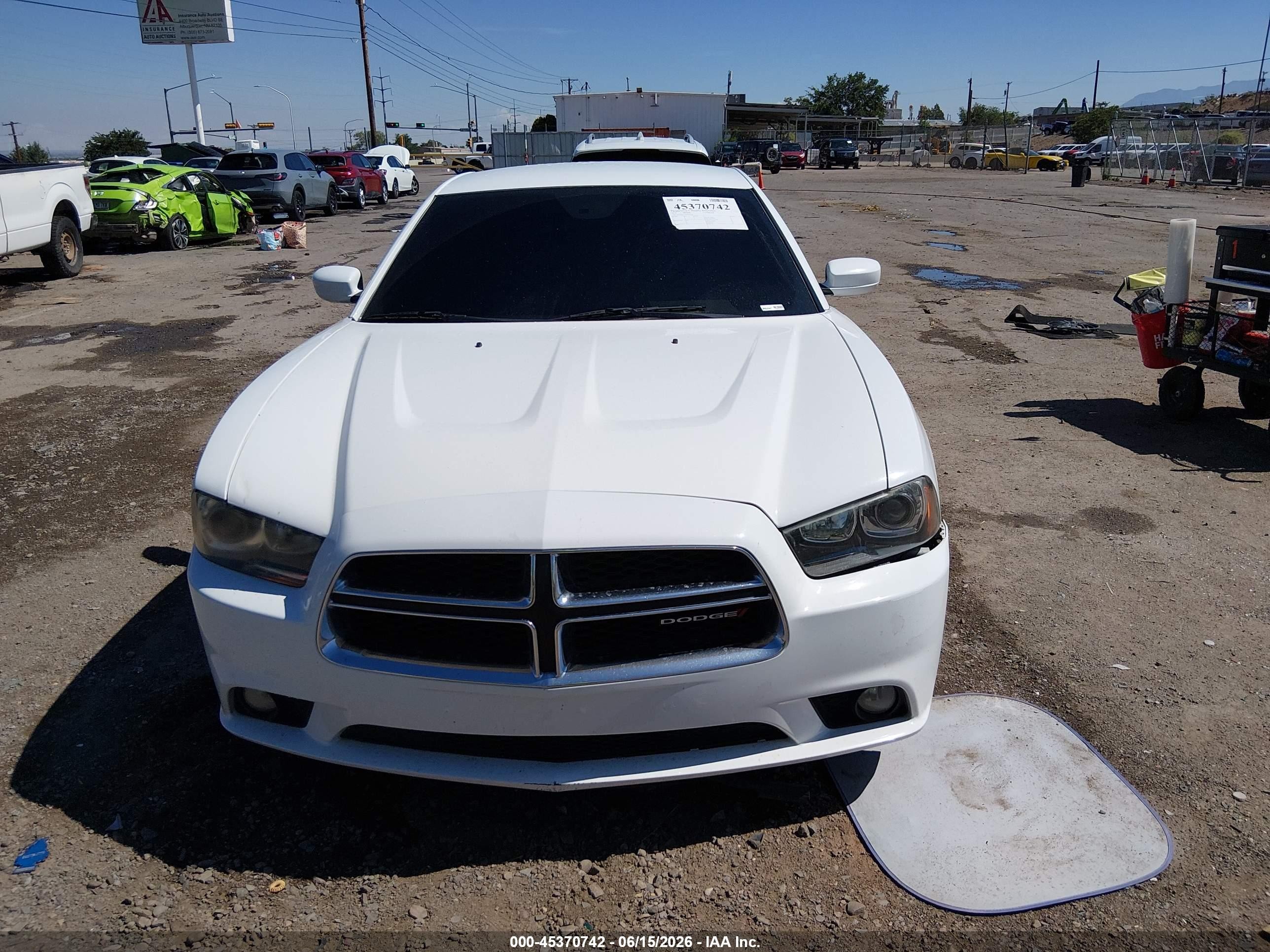 2014 Dodge Charger R/t Plus White vin: 2C3CDXCT2EH162378