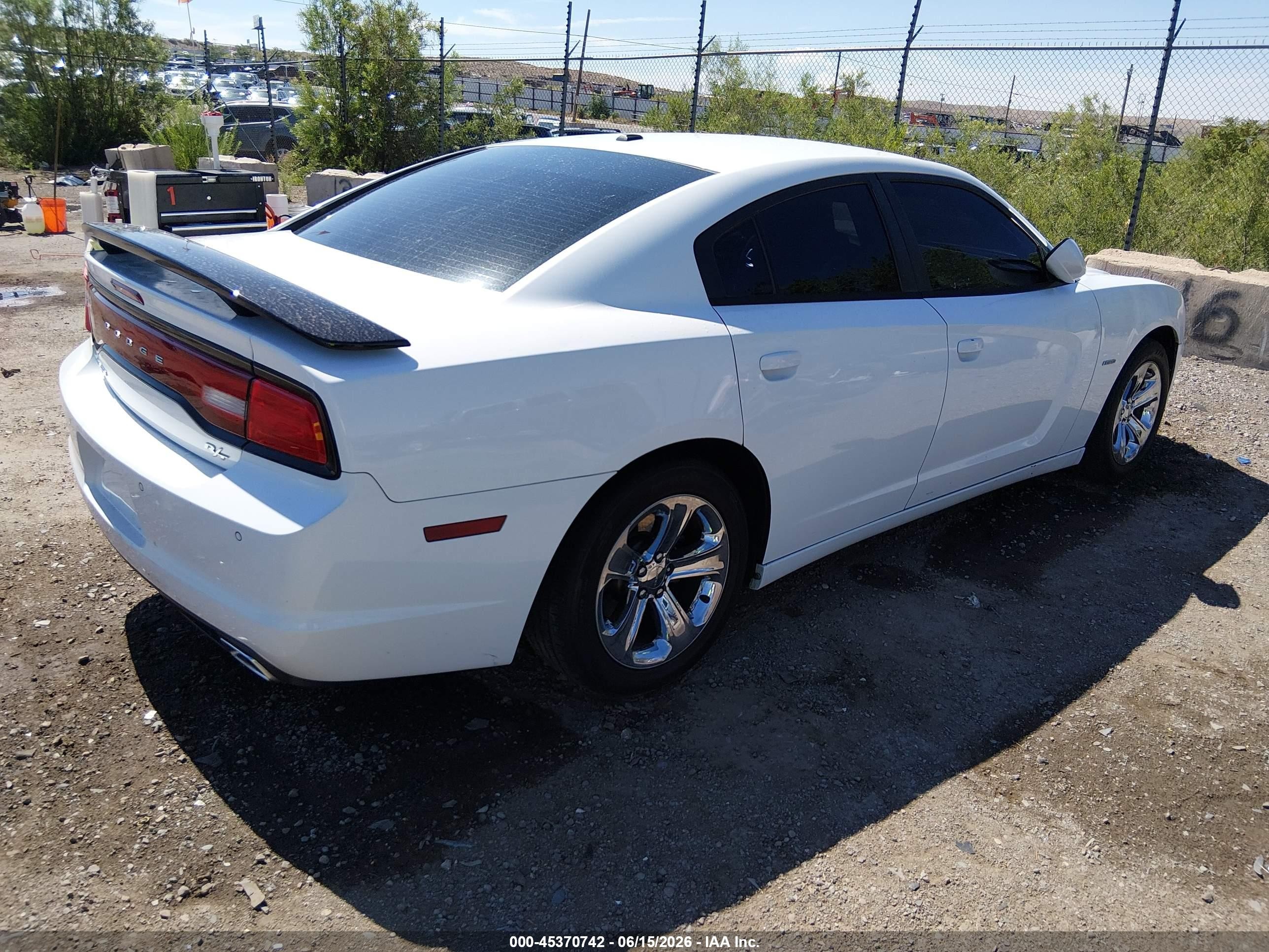 2014 Dodge Charger R/t Plus White vin: 2C3CDXCT2EH162378