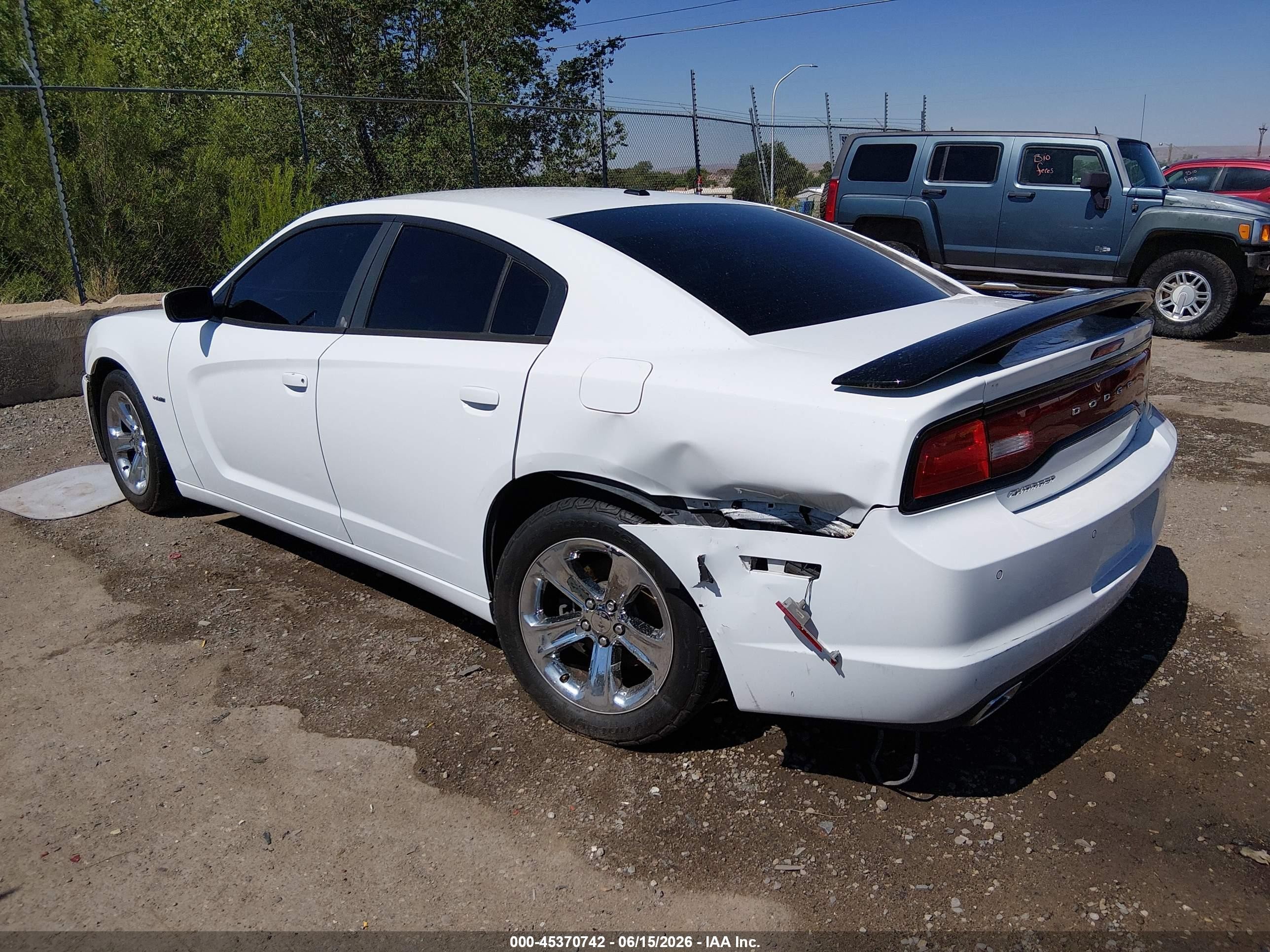 2014 Dodge Charger R/t Plus White vin: 2C3CDXCT2EH162378