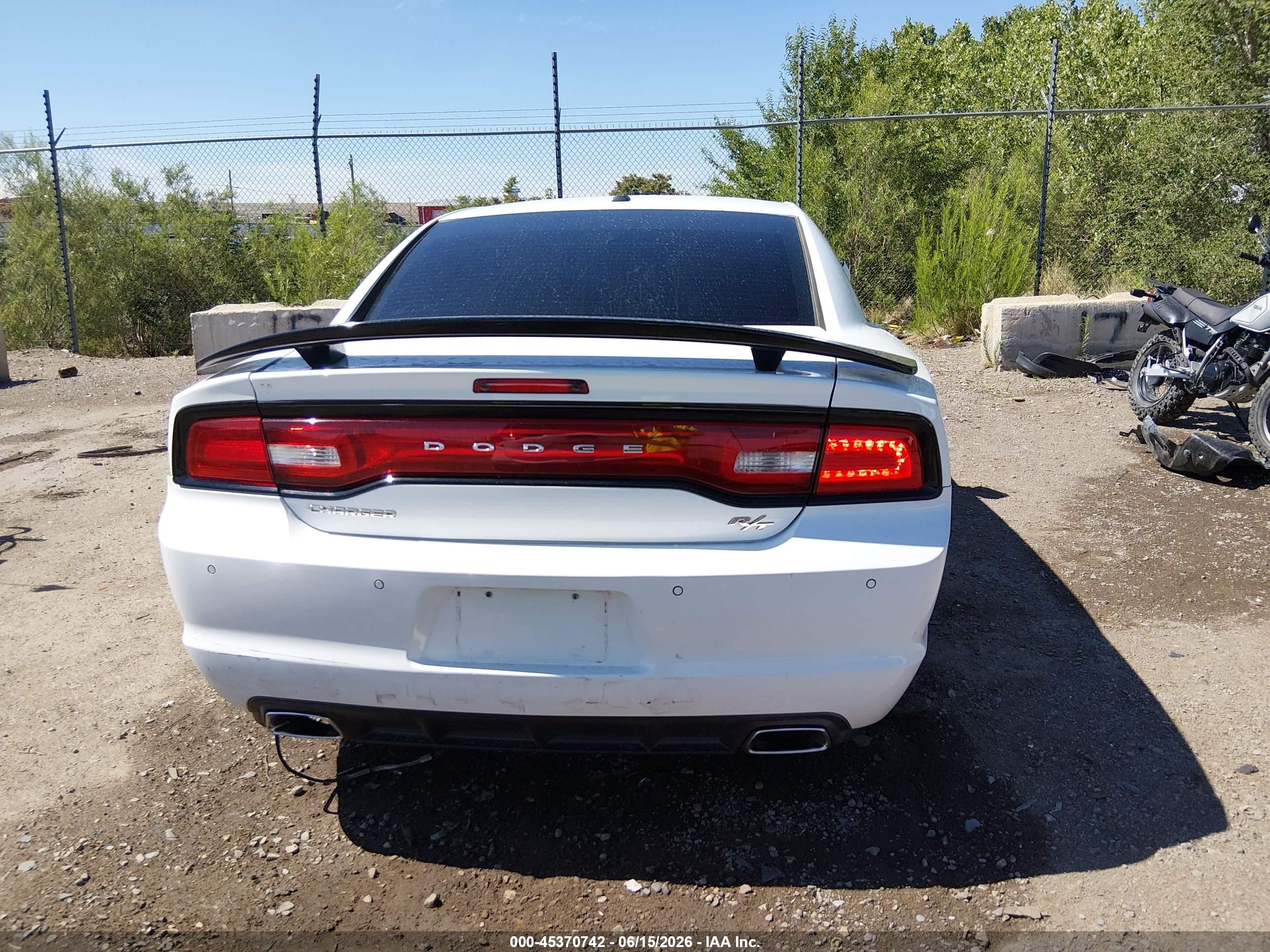 2014 Dodge Charger R/t Plus White vin: 2C3CDXCT2EH162378