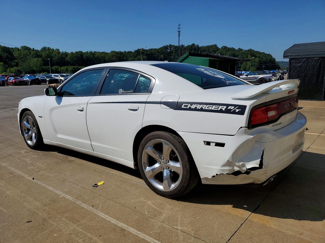 2014 Dodge Charger R/t White vin: 2C3CDXCT2EH339642