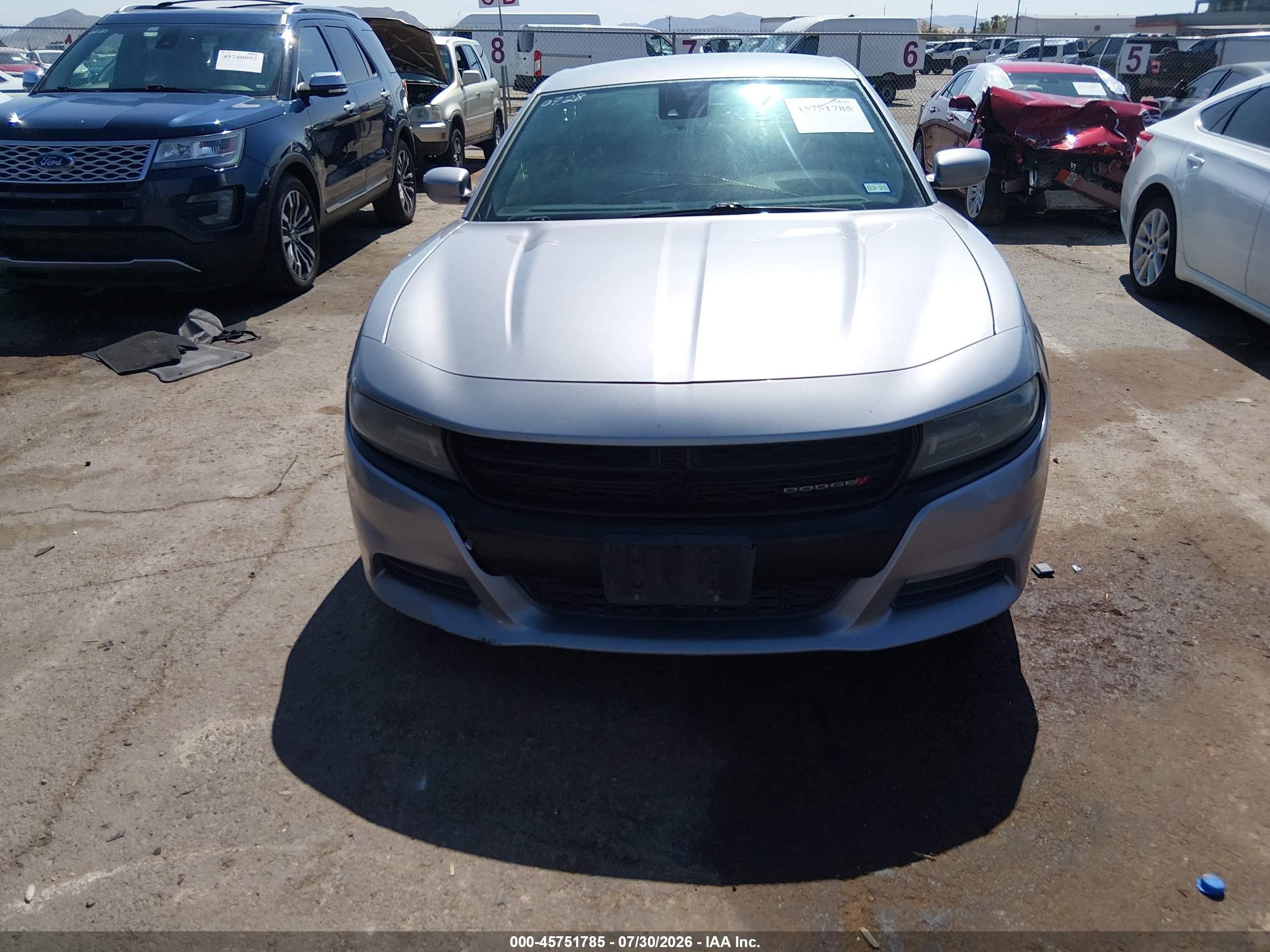 2015 Dodge Charger R/t Silver vin: 2C3CDXCT2FH762352