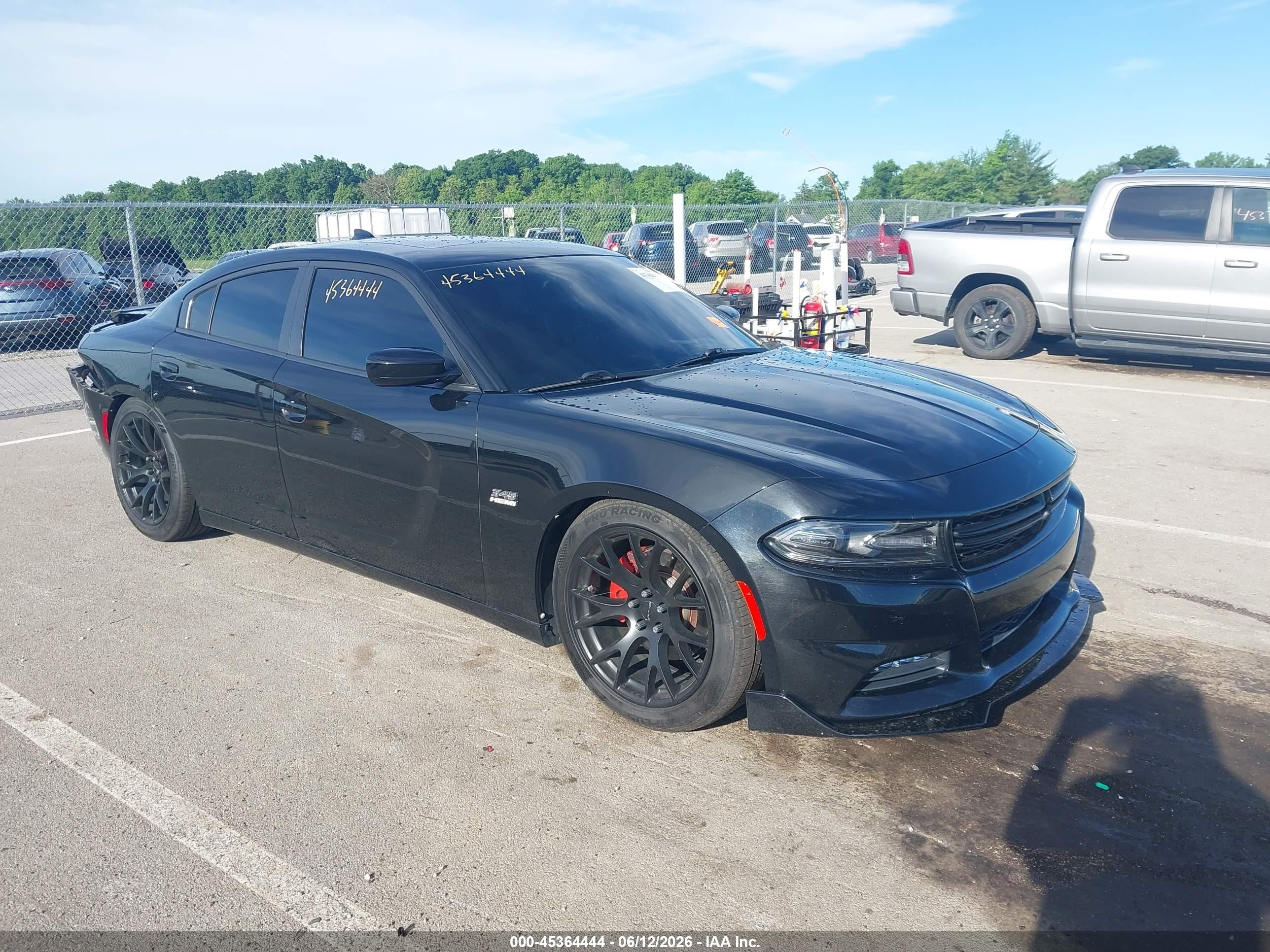 2015 Dodge Charger R/t Black vin: 2C3CDXCT2FH772038