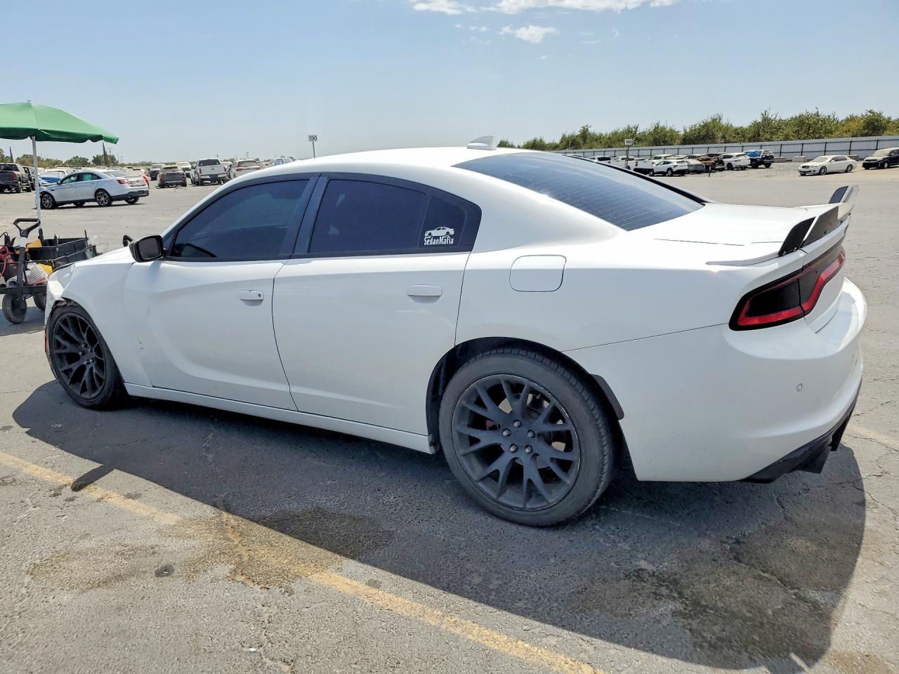 2015 Dodge Charger R/t White vin: 2C3CDXCT2FH785386