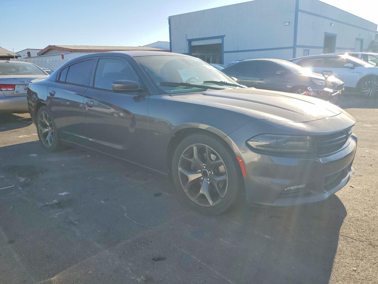 2015 Dodge Charger R Gray vin: 2C3CDXCT2FH902402