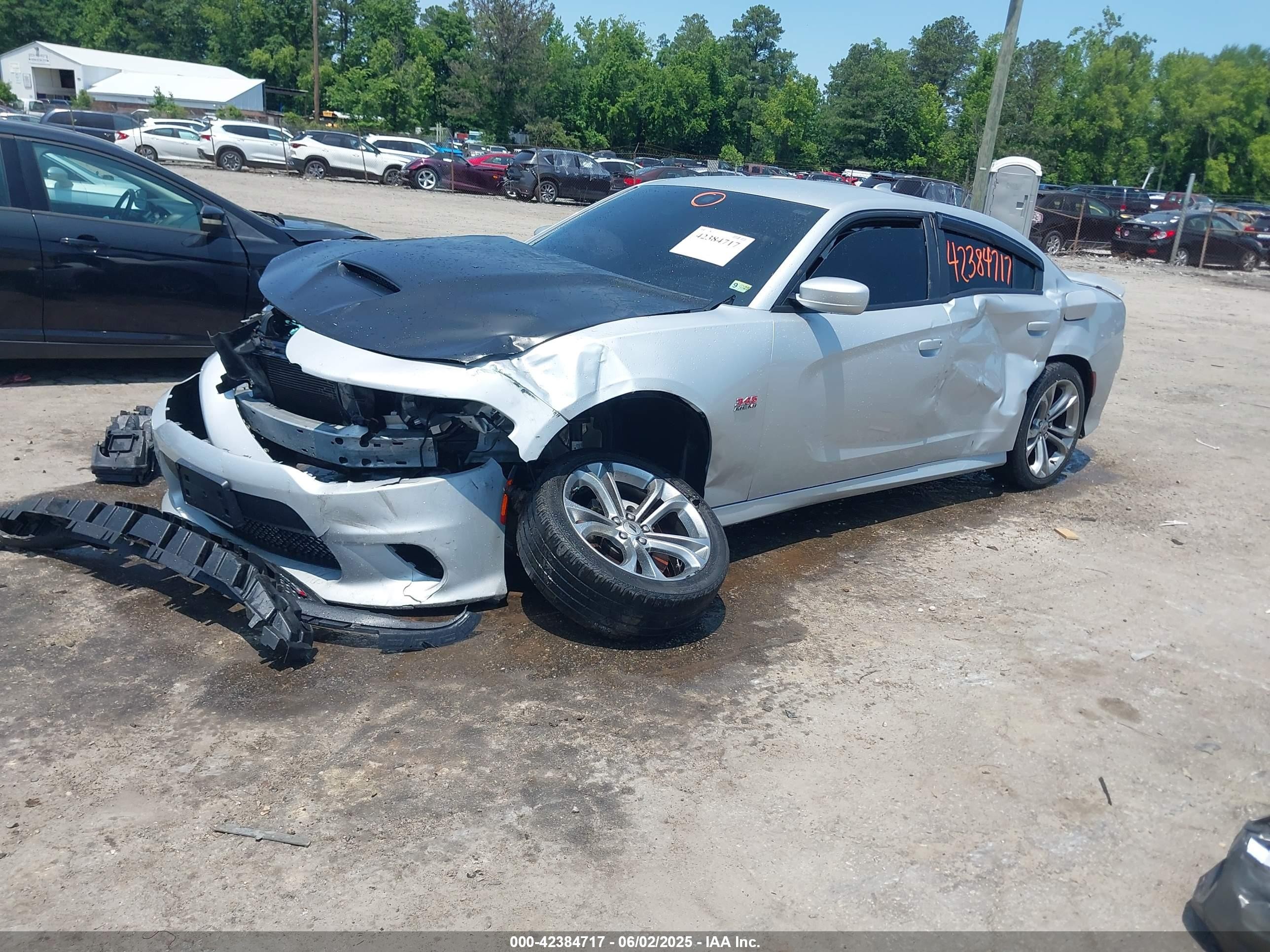 2021 Dodge Charger R/t Rwd Silver vin: 2C3CDXCT2MH587498