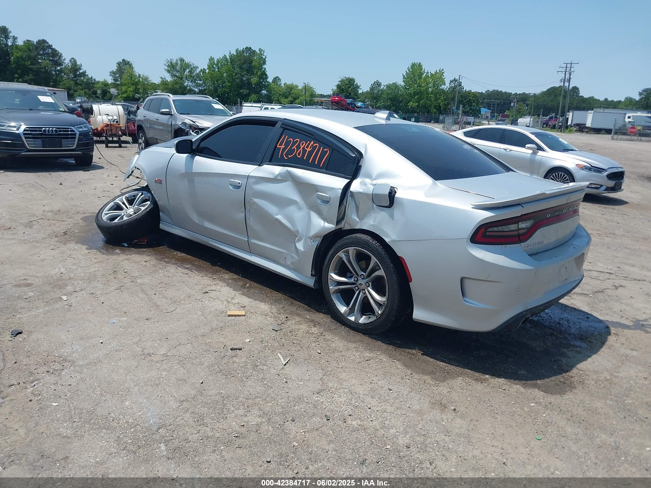 2021 Dodge Charger R/t Rwd Silver vin: 2C3CDXCT2MH587498