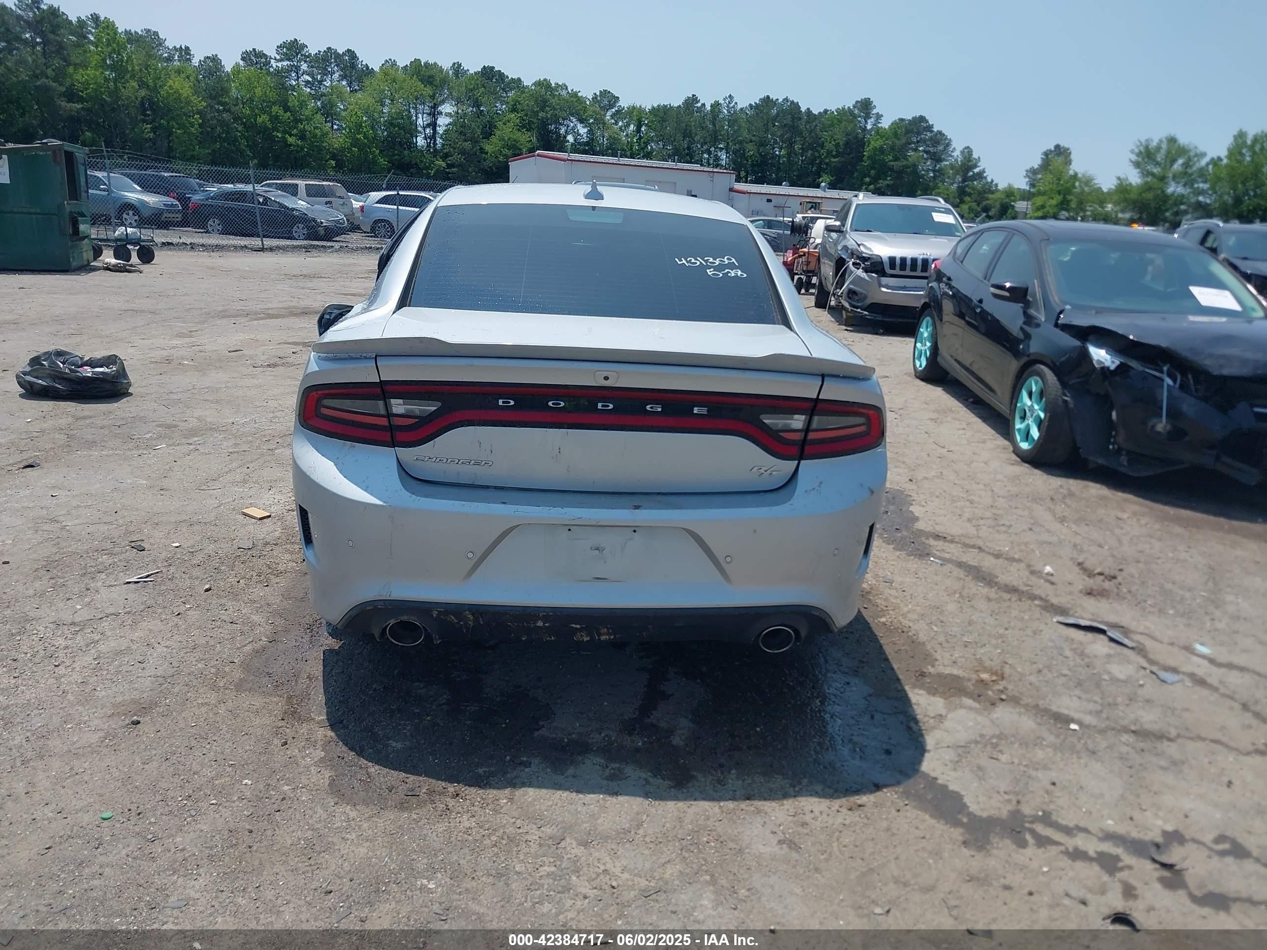2021 Dodge Charger R/t Rwd Silver vin: 2C3CDXCT2MH587498