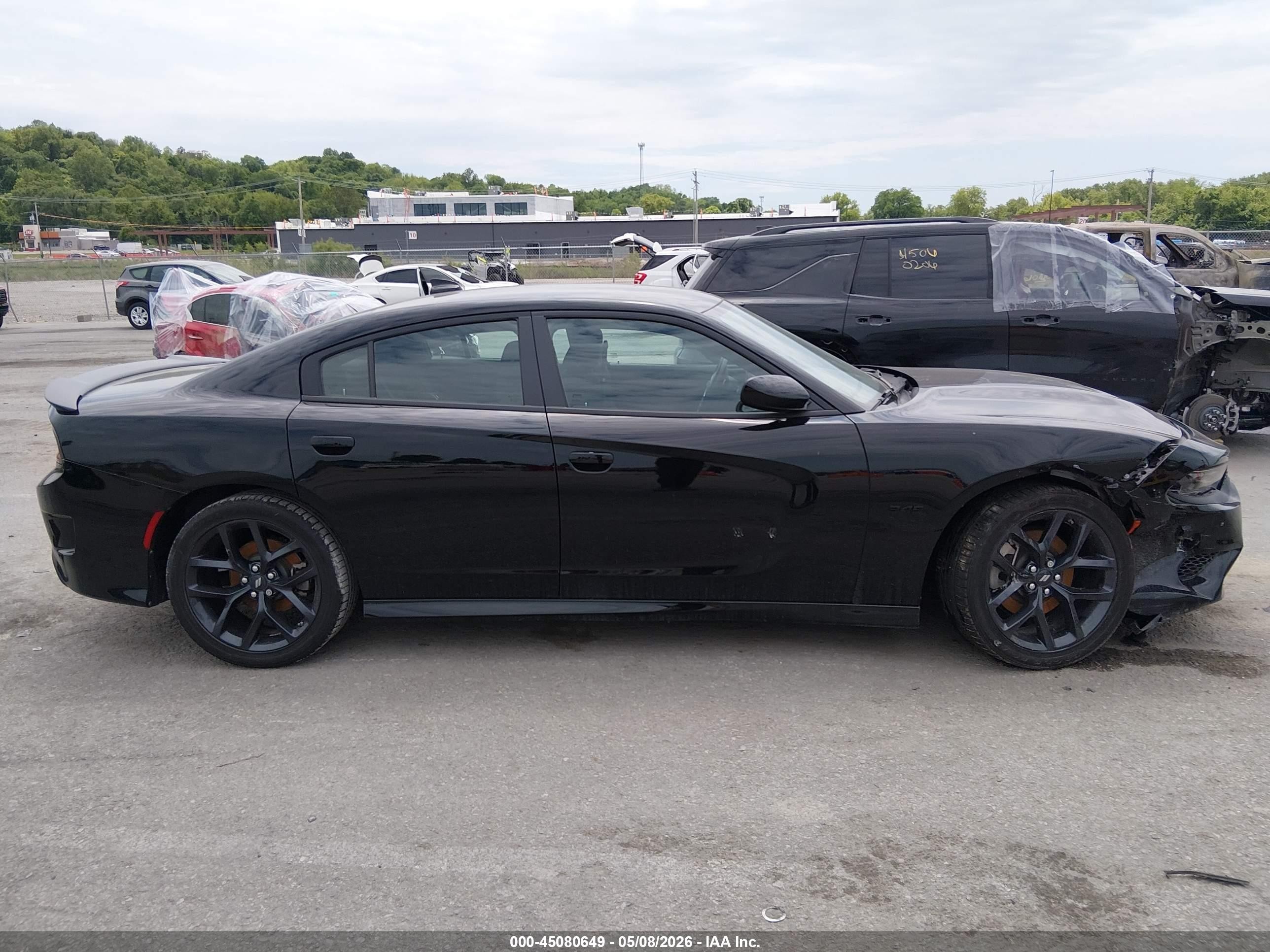 2023 Dodge Charger R/t Black vin: 2C3CDXCT2PH535907