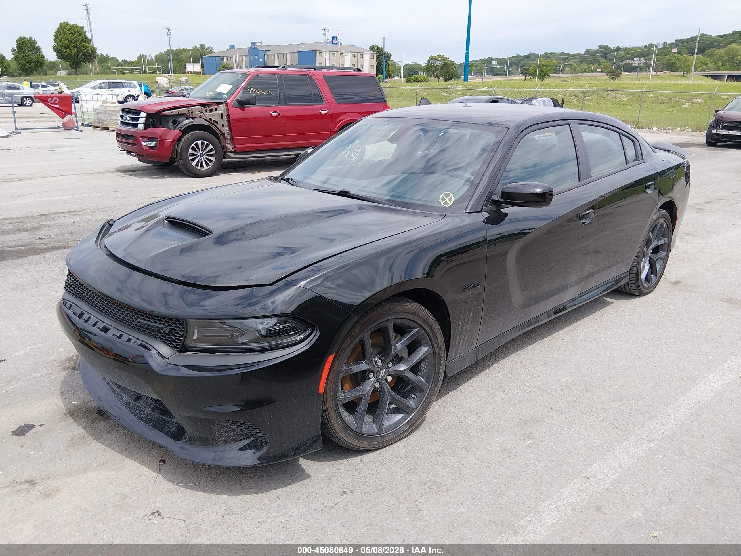 2023 Dodge Charger R/t Black vin: 2C3CDXCT2PH535907