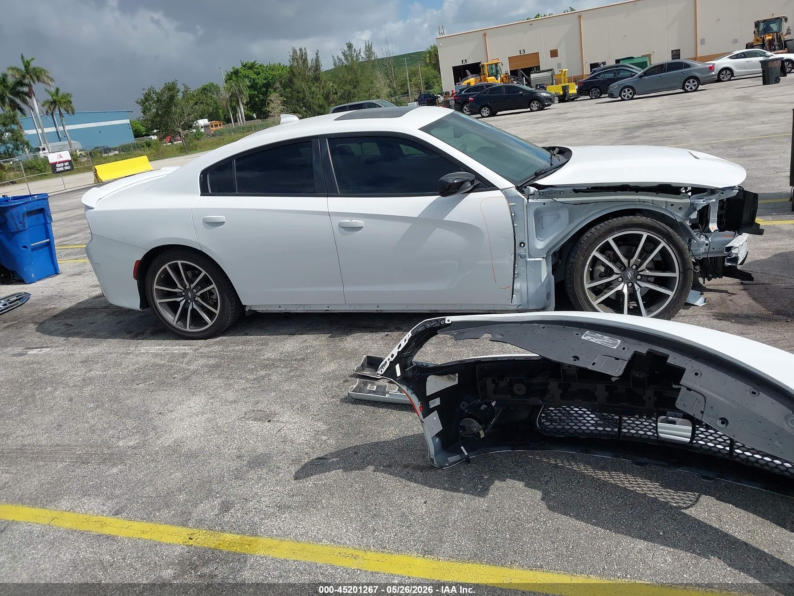 2023 Dodge Charger R/t Белый vin: 2C3CDXCT2PH699657