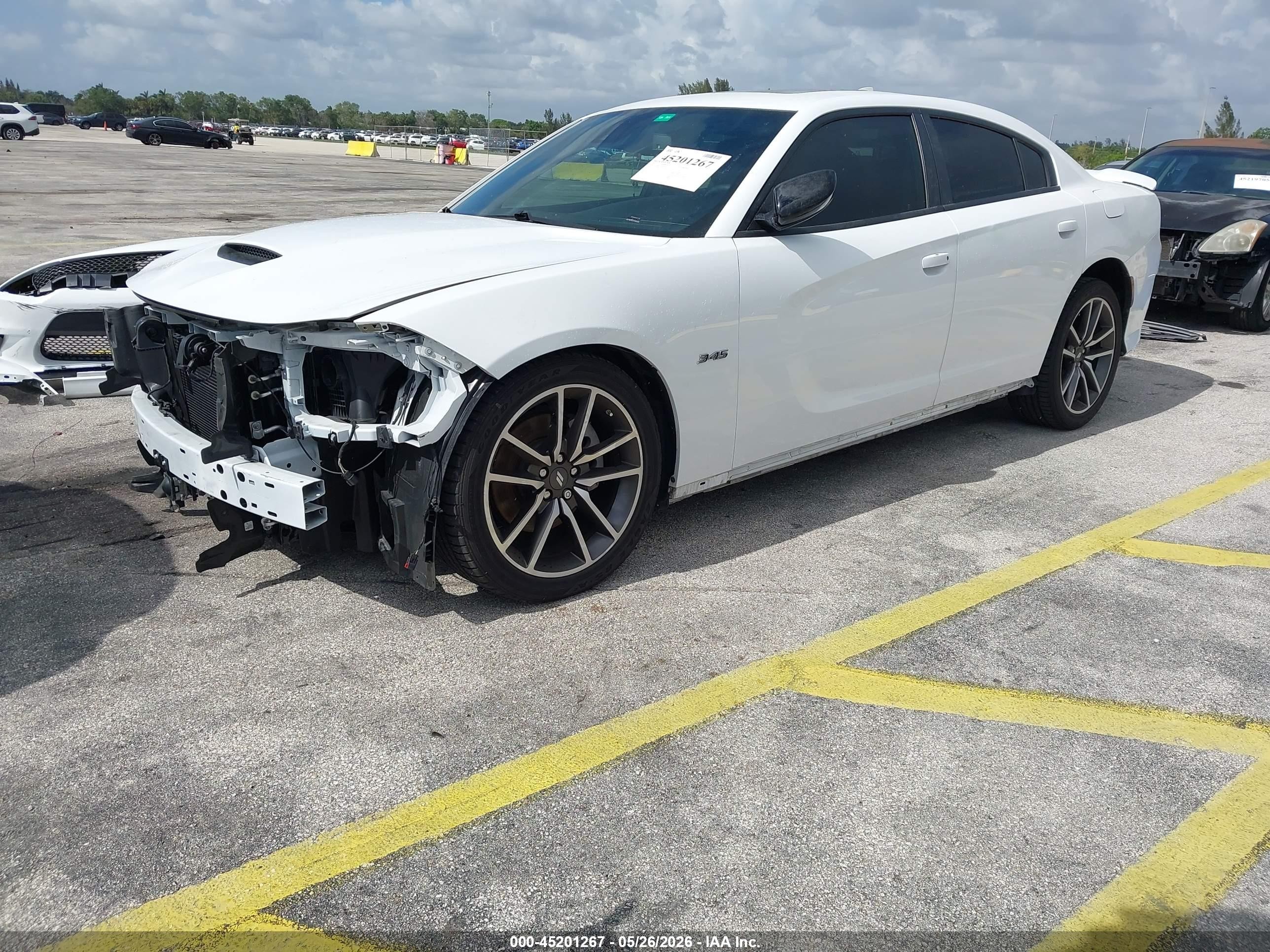 2023 Dodge Charger R/t Белый vin: 2C3CDXCT2PH699657