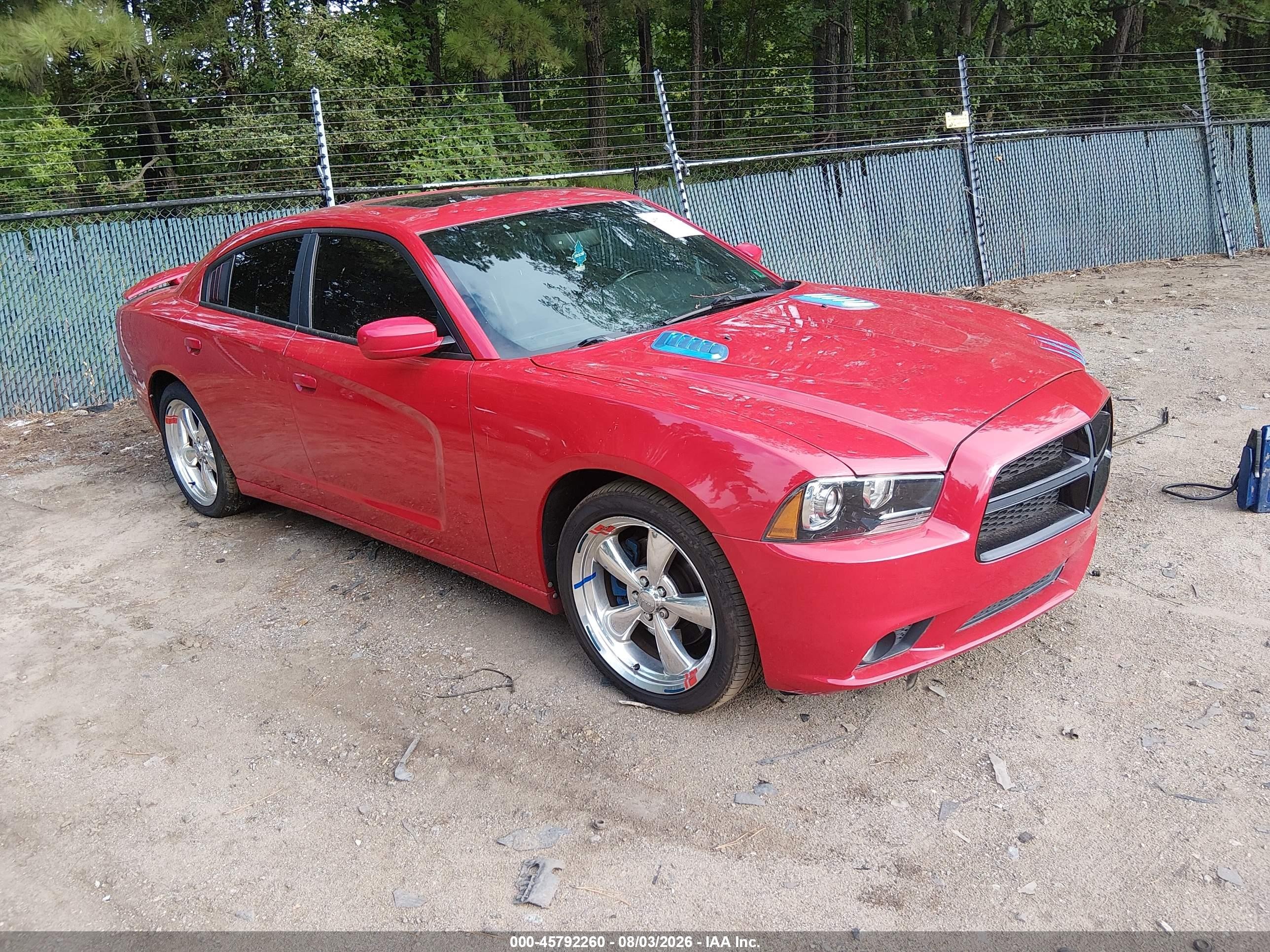 2012 Dodge Charger R/t Red vin: 2C3CDXCT3CH106740