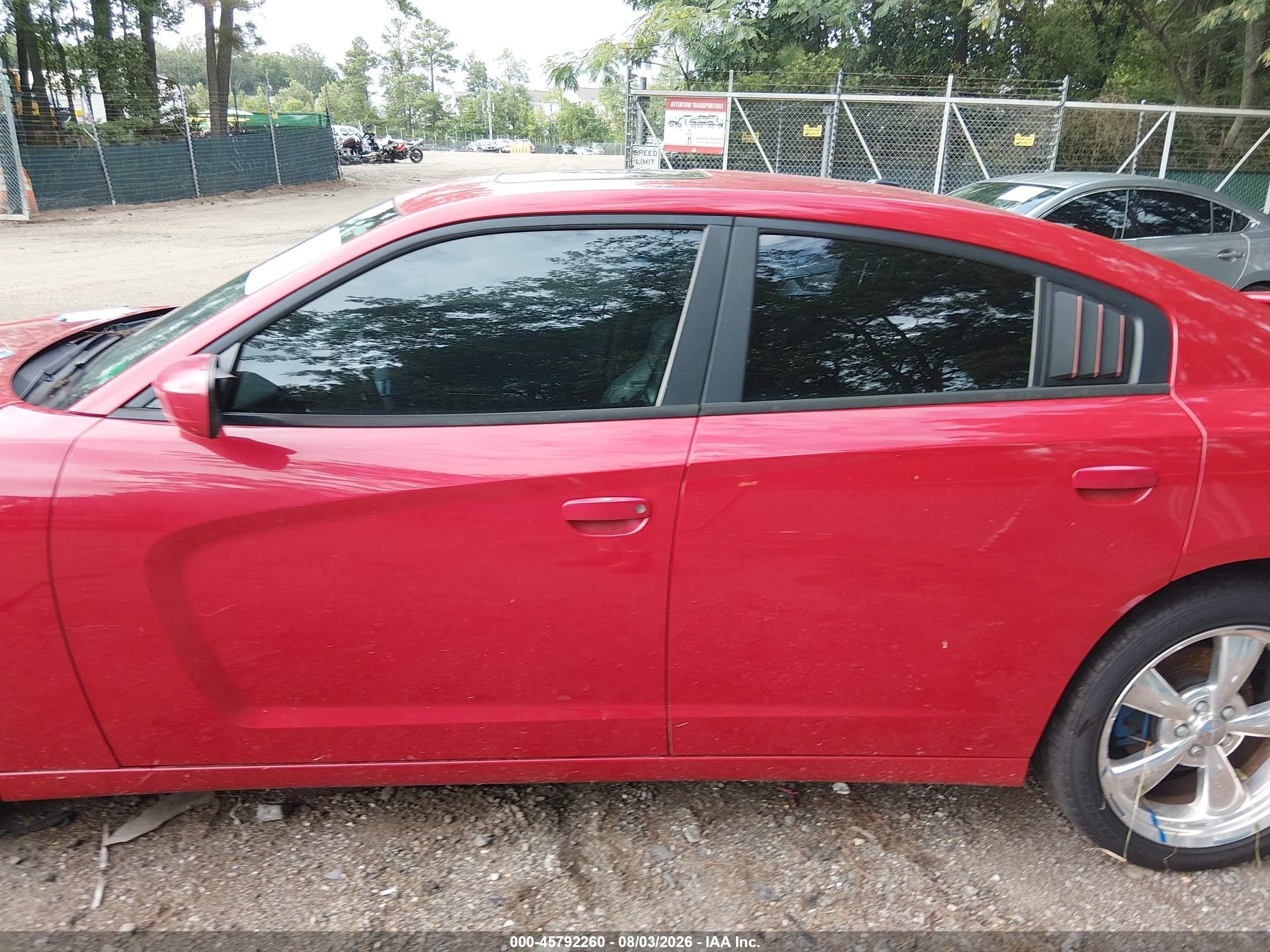 2012 Dodge Charger R/t Red vin: 2C3CDXCT3CH106740