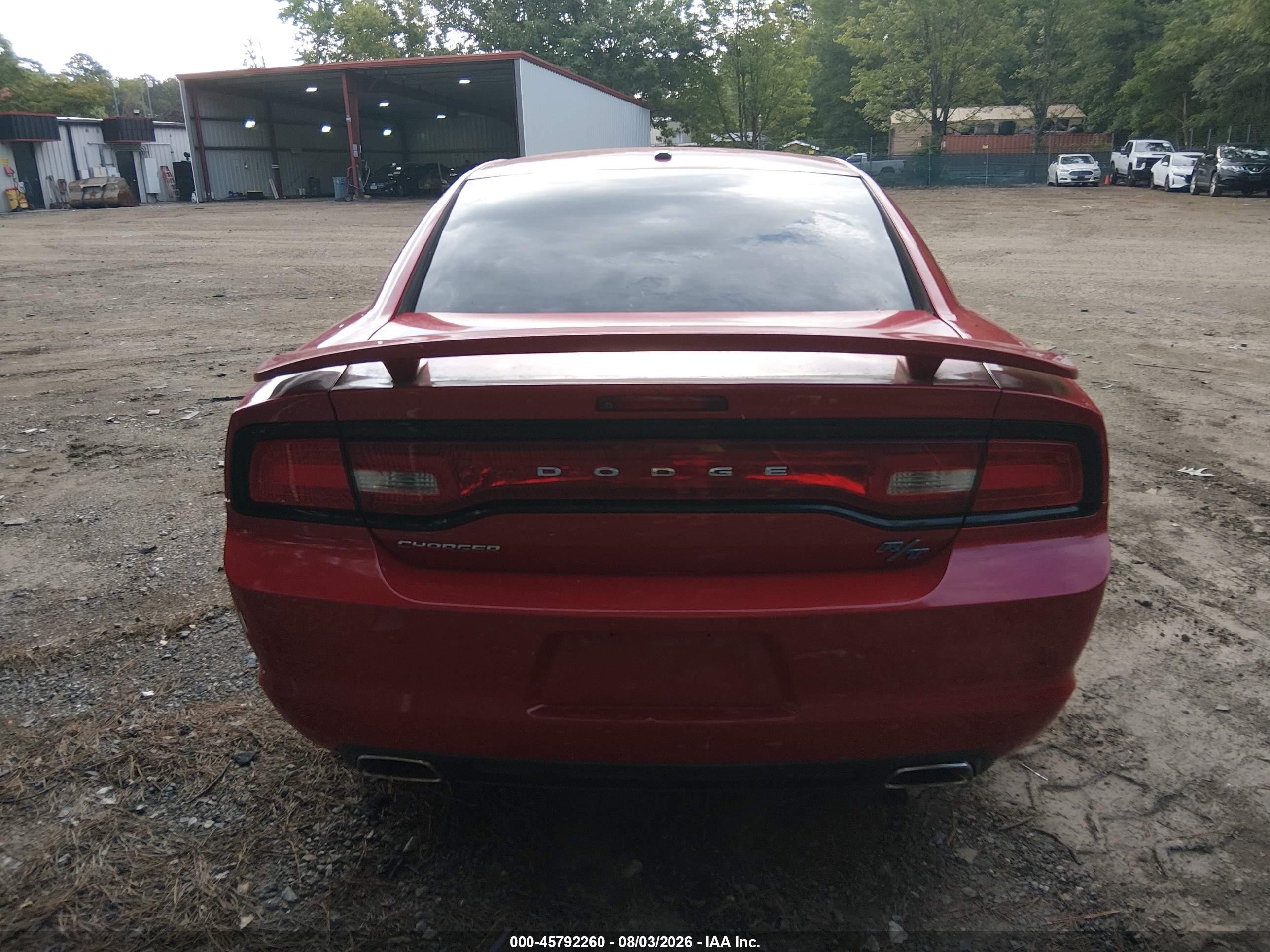 2012 Dodge Charger R/t Red vin: 2C3CDXCT3CH106740