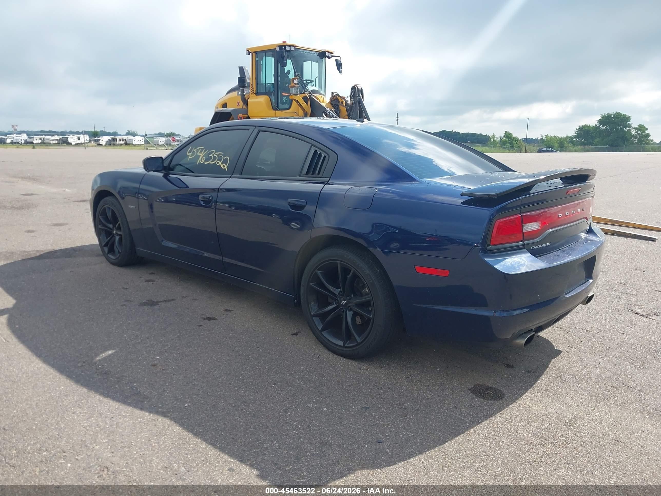 2013 Dodge Charger R/t Blue vin: 2C3CDXCT3DH594931