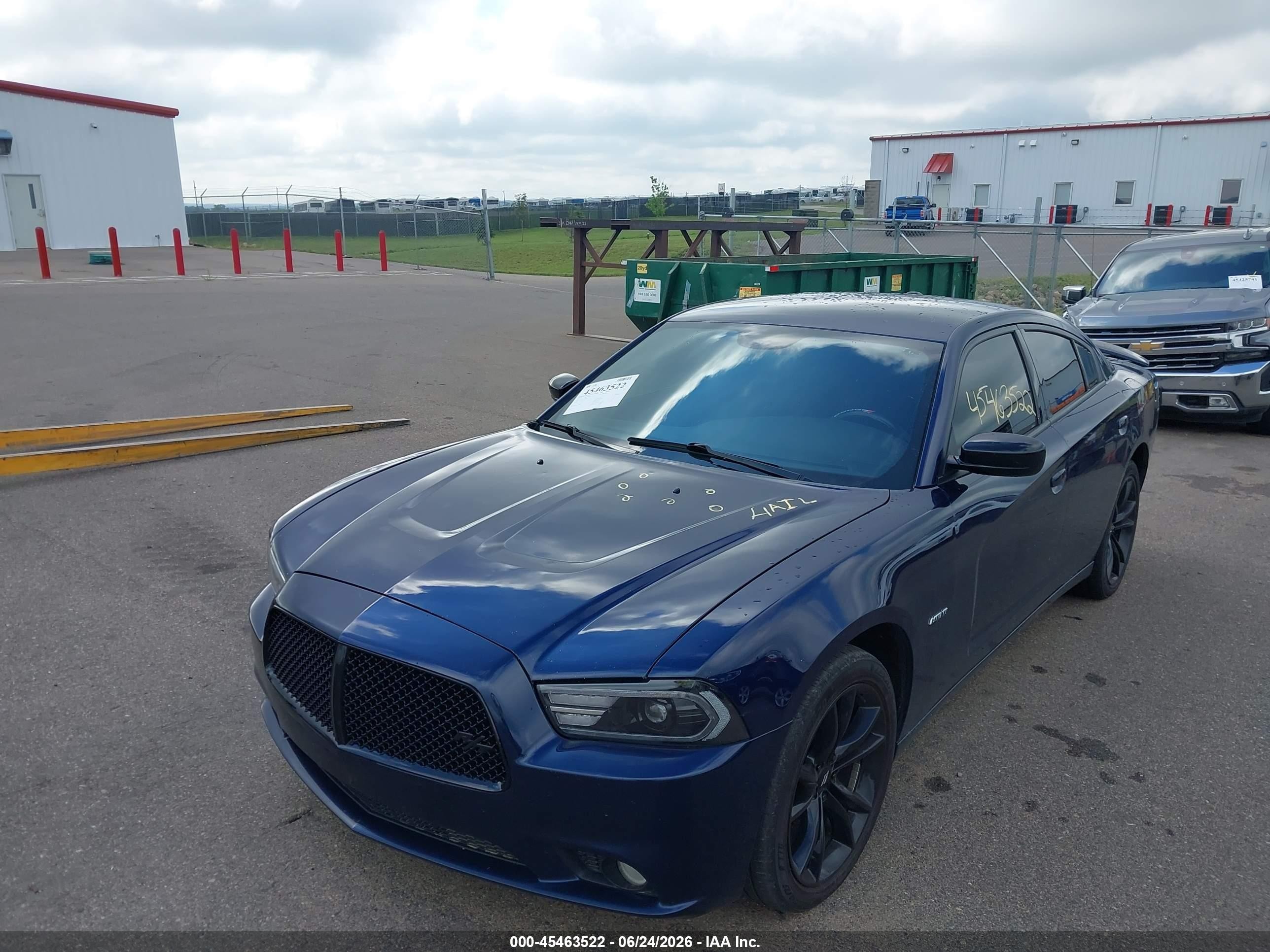 2013 Dodge Charger R/t Blue vin: 2C3CDXCT3DH594931