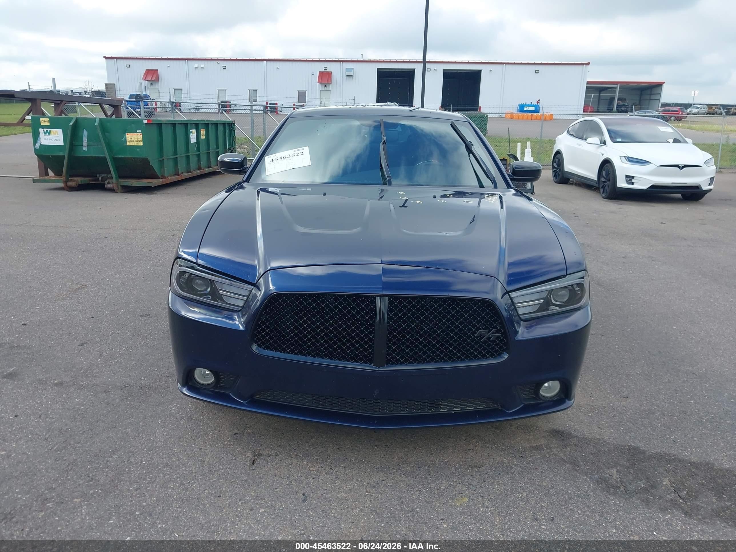 2013 Dodge Charger R/t Blue vin: 2C3CDXCT3DH594931