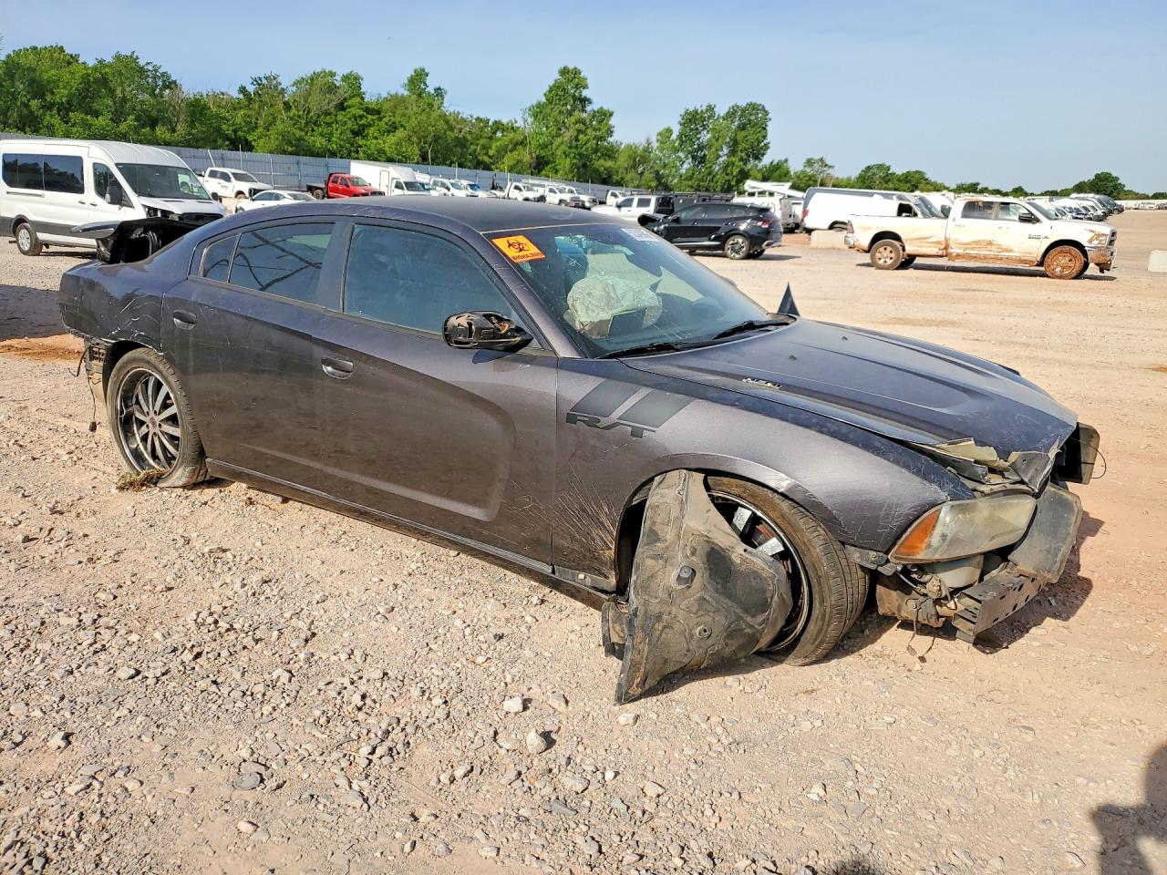 2013 Dodge Charger R Gray vin: 2C3CDXCT3DH706742