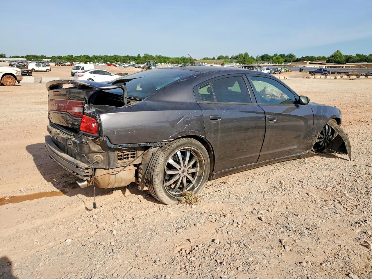 2013 Dodge Charger R Gray vin: 2C3CDXCT3DH706742