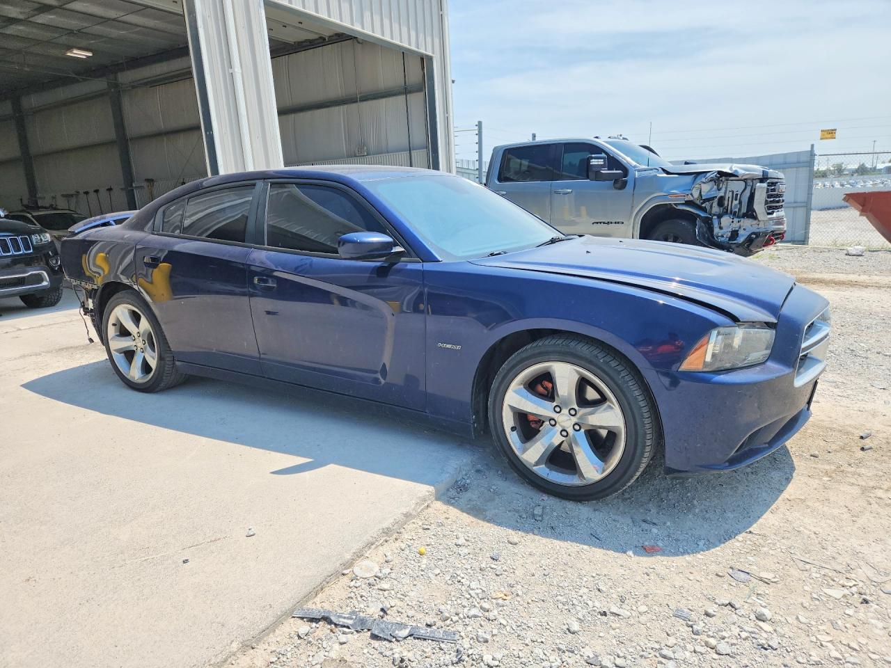2014 Dodge Charger R/t Blue vin: 2C3CDXCT3EH199472