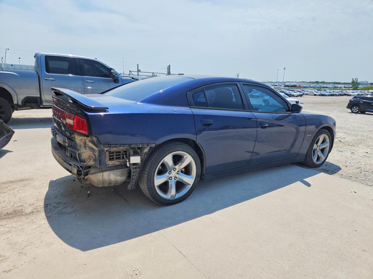 2014 Dodge Charger R/t Blue vin: 2C3CDXCT3EH199472