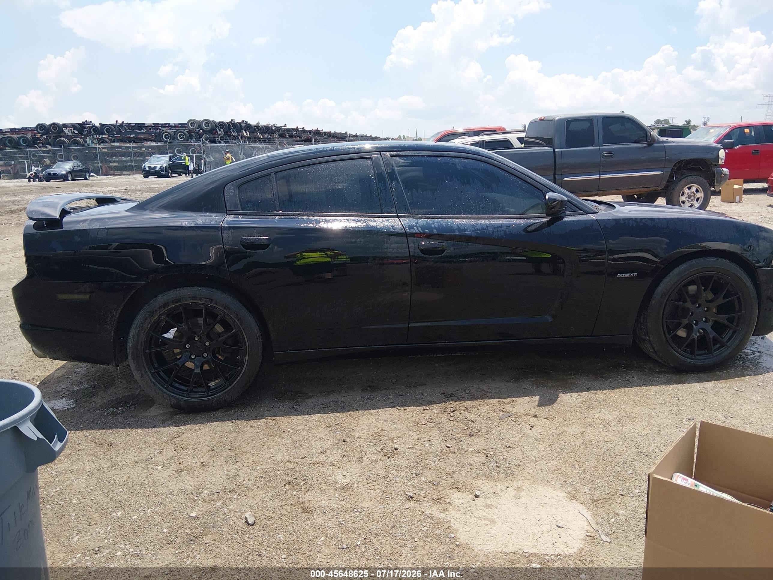2014 Dodge Charger R/t Black vin: 2C3CDXCT3EH233247