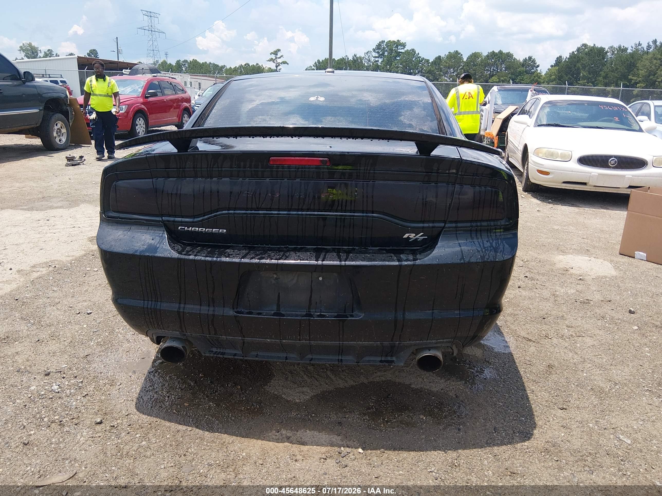 2014 Dodge Charger R/t Black vin: 2C3CDXCT3EH233247