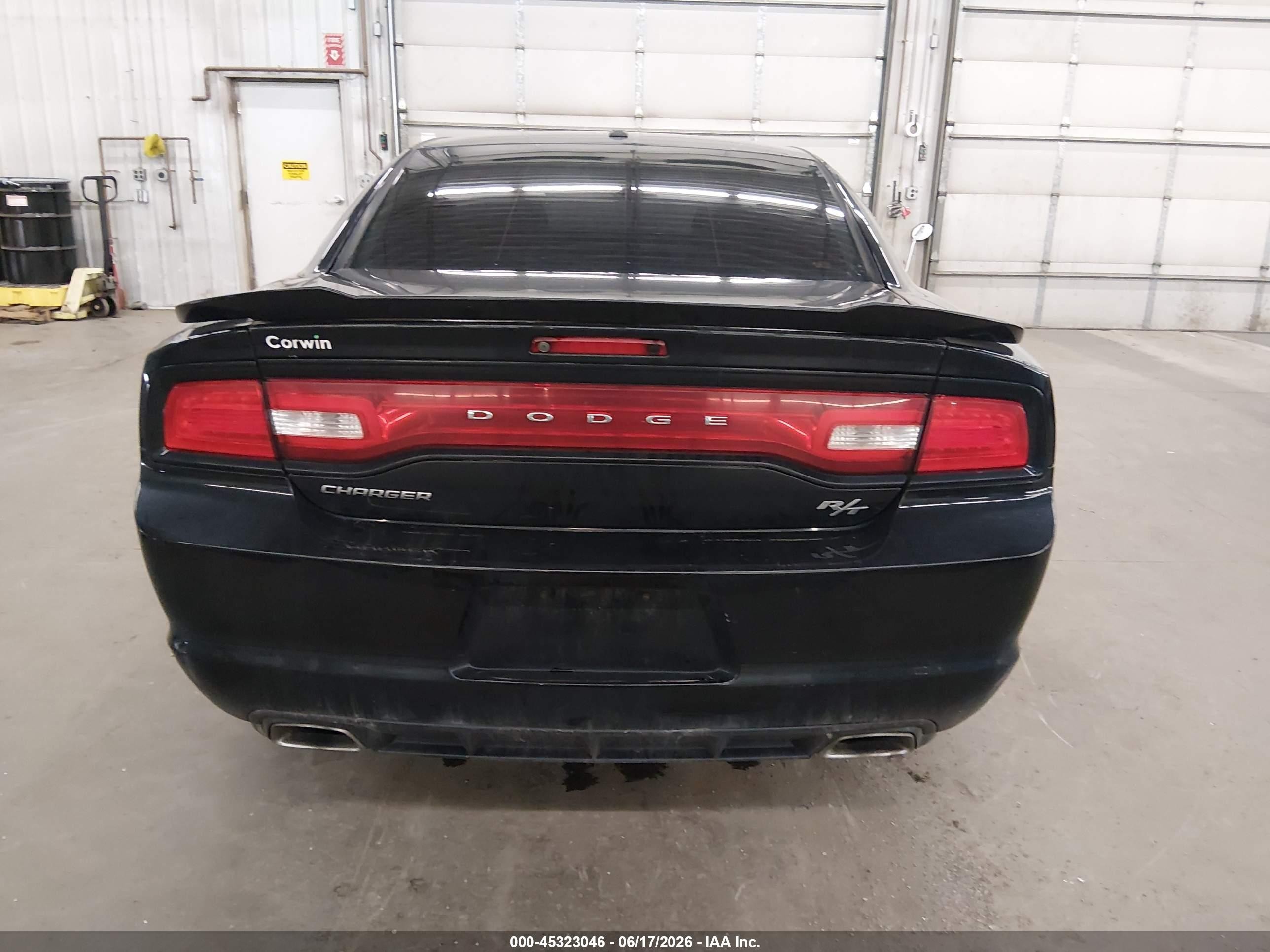 2014 Dodge Charger R/t Black vin: 2C3CDXCT3EH285123