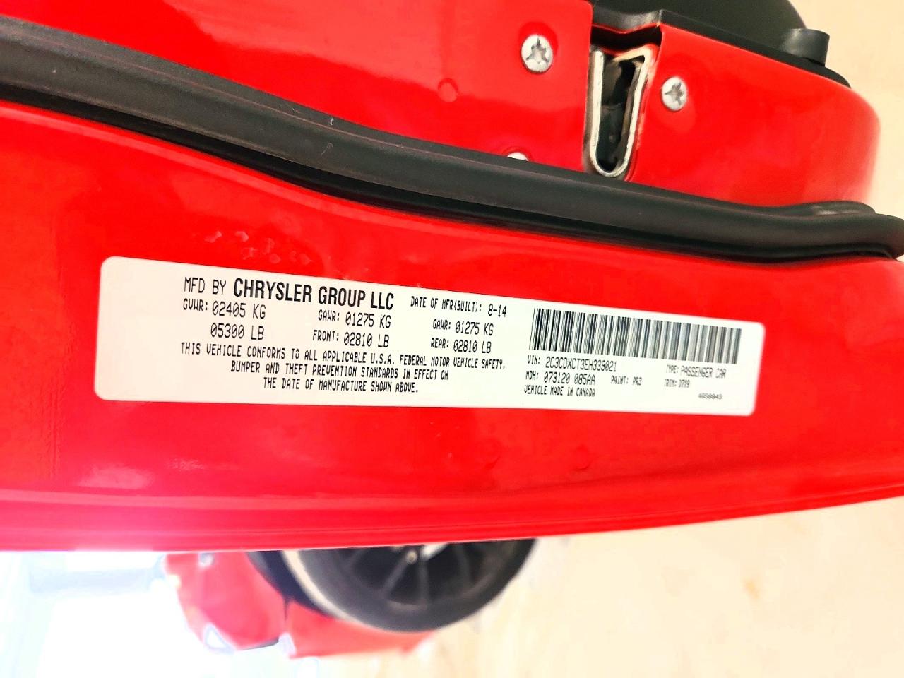 2014 Dodge Charger R Red vin: 2C3CDXCT3EH339021