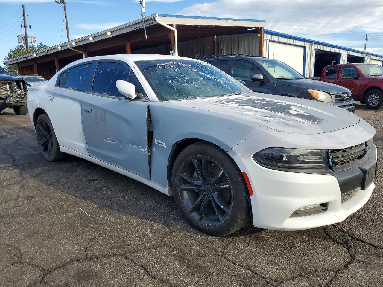 2015 Dodge Charger R/t White vin: 2C3CDXCT3FH727979