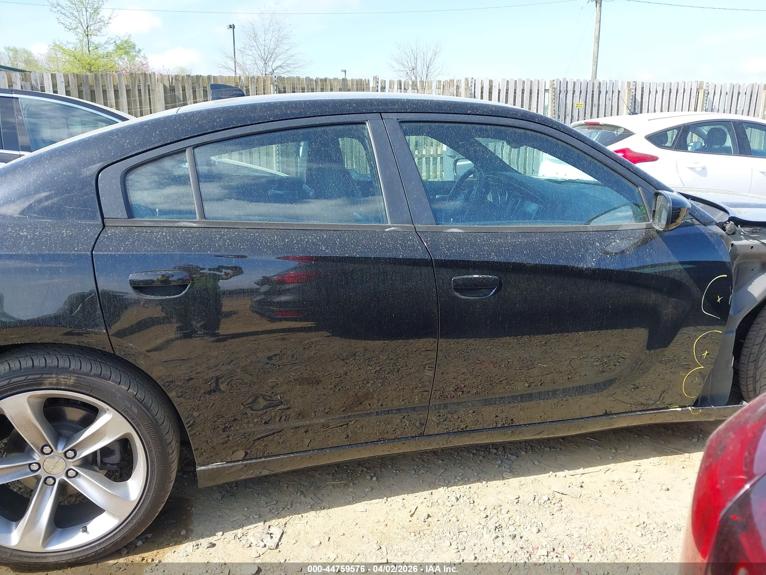 2015 Dodge Charger R/t Black vin: 2C3CDXCT3FH753837