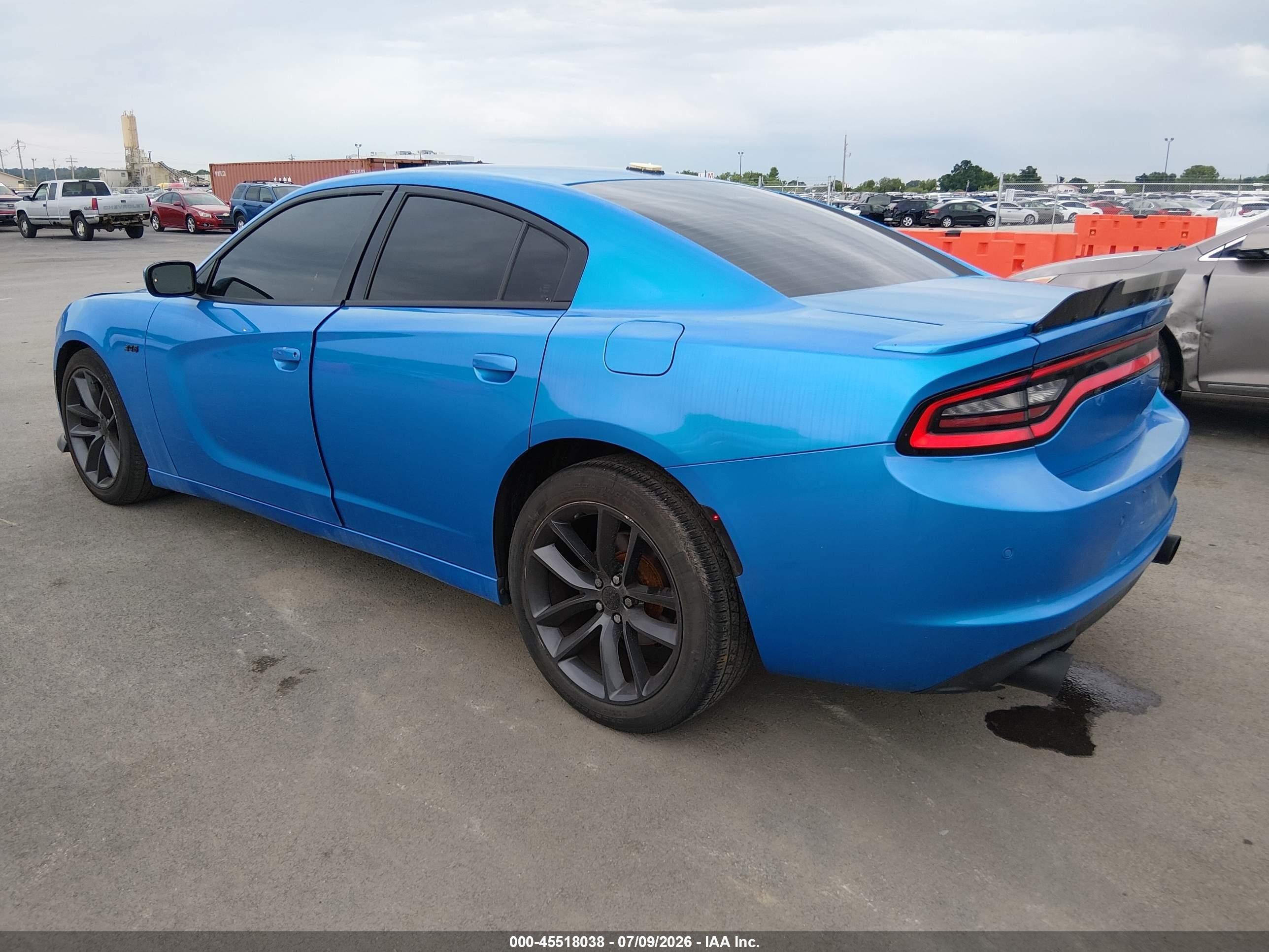 2015 Dodge Charger R/t Blue vin: 2C3CDXCT3FH772064