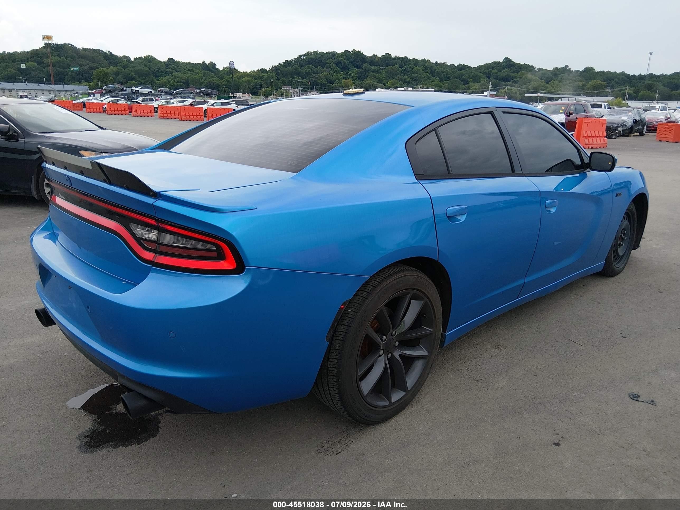 2015 Dodge Charger R/t Blue vin: 2C3CDXCT3FH772064