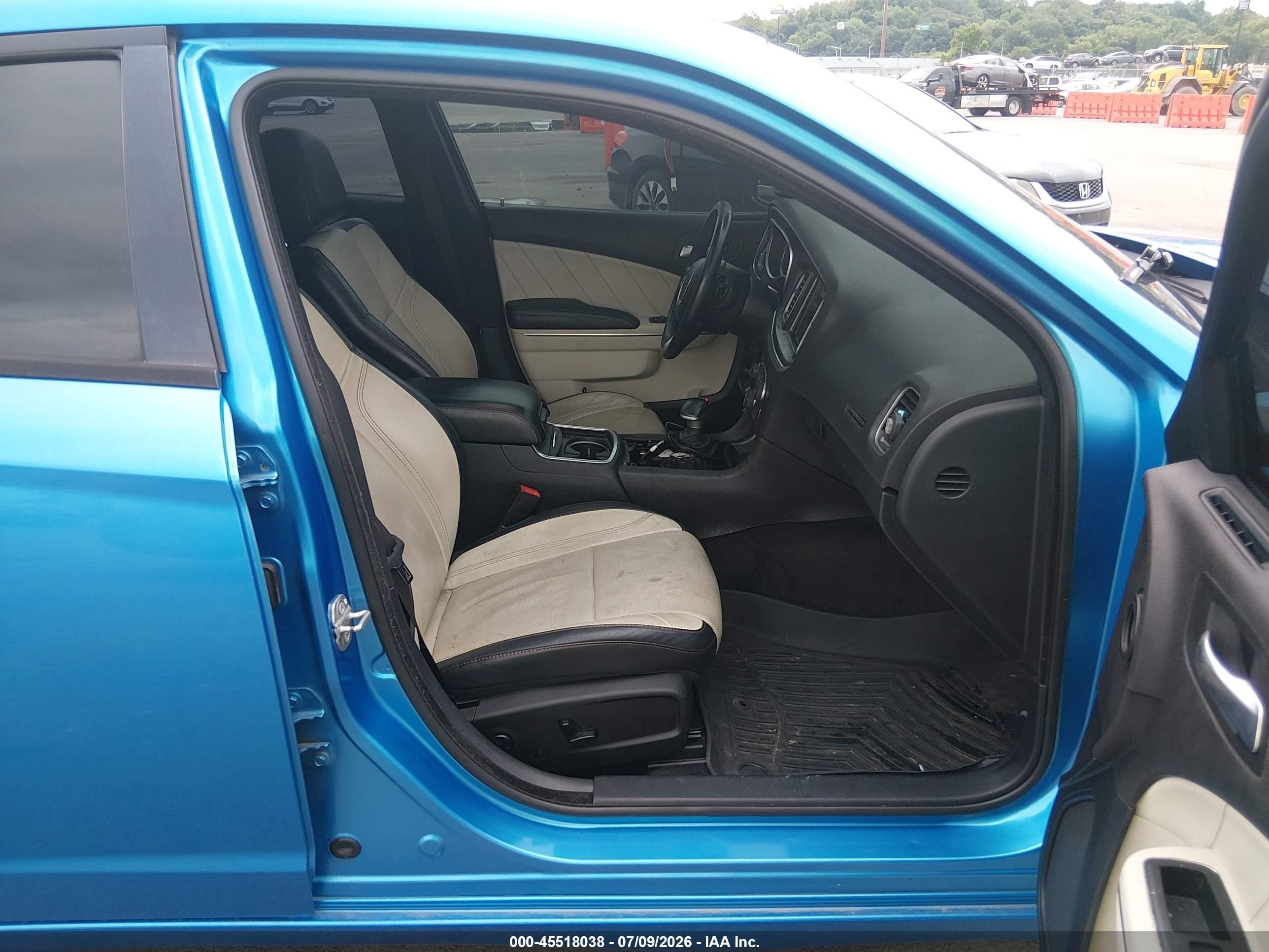 2015 Dodge Charger R/t Blue vin: 2C3CDXCT3FH772064