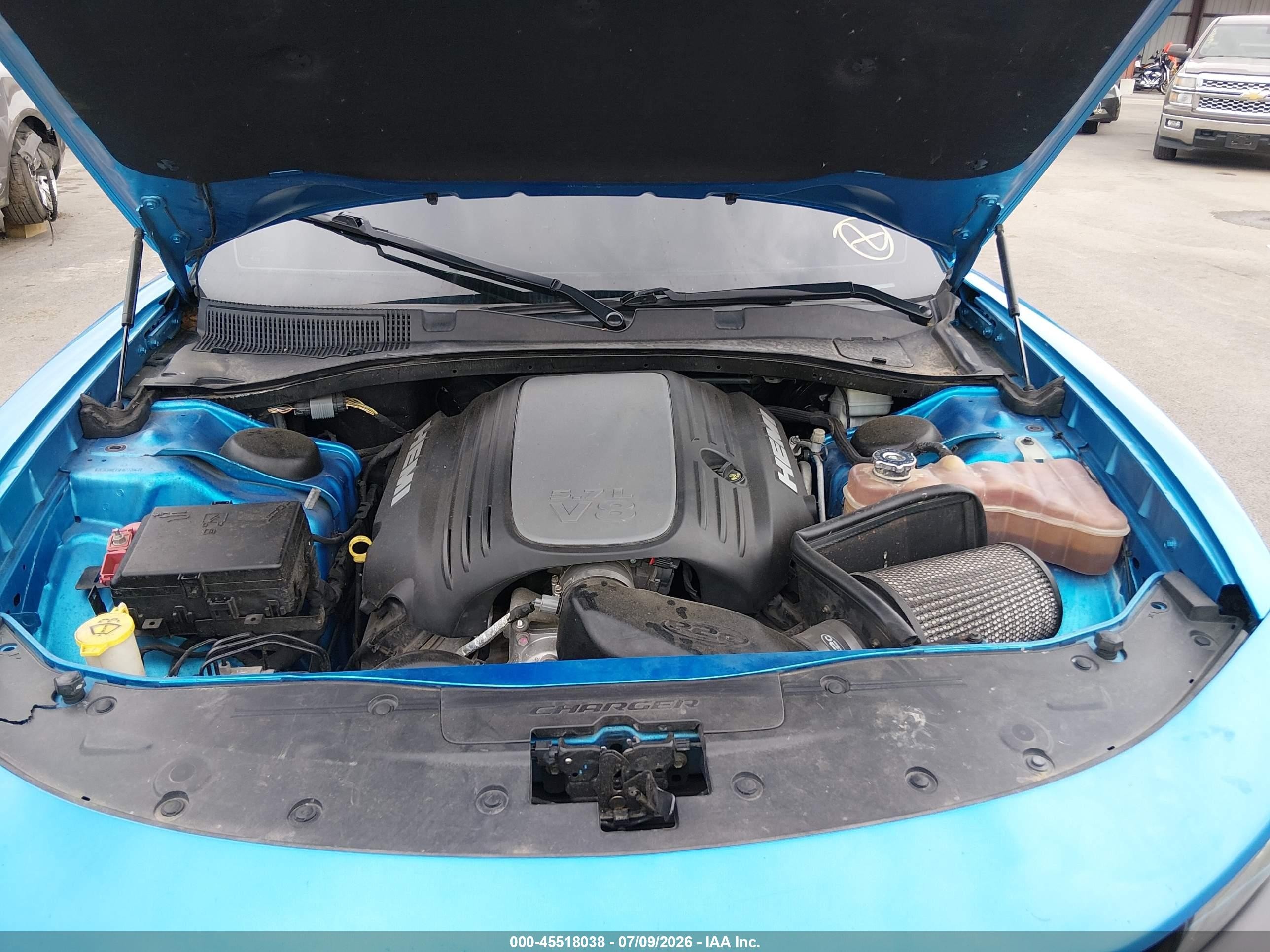 2015 Dodge Charger R/t Blue vin: 2C3CDXCT3FH772064